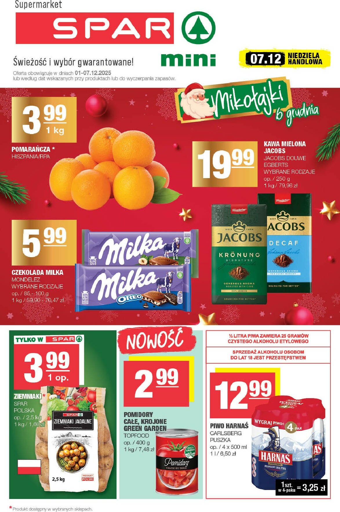 Gazetka SPAR - Mini - ważna od 01.12. do 07.12.