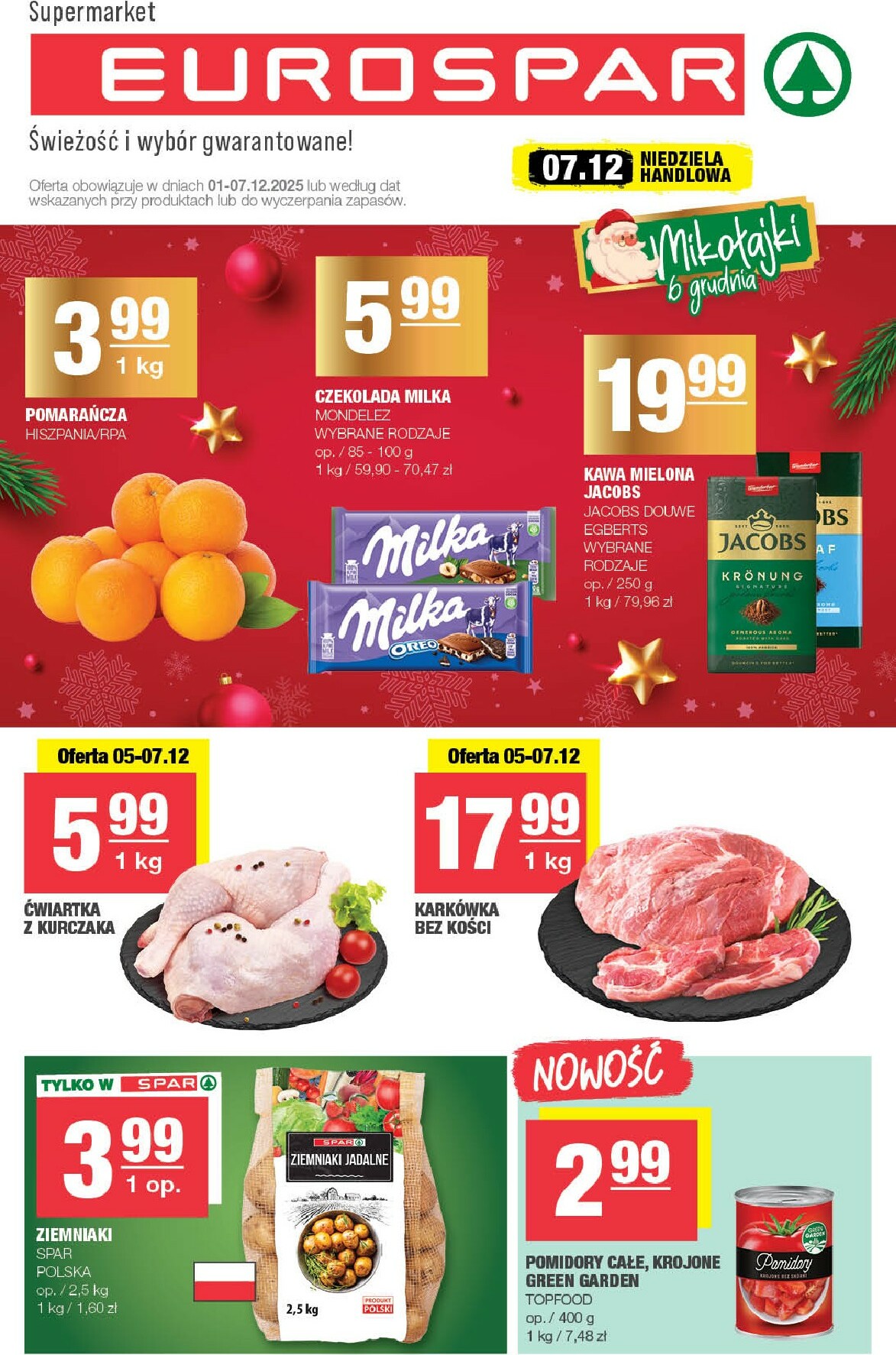 Gazetka EUROSPAR - ważna od 01.12. do 07.12.