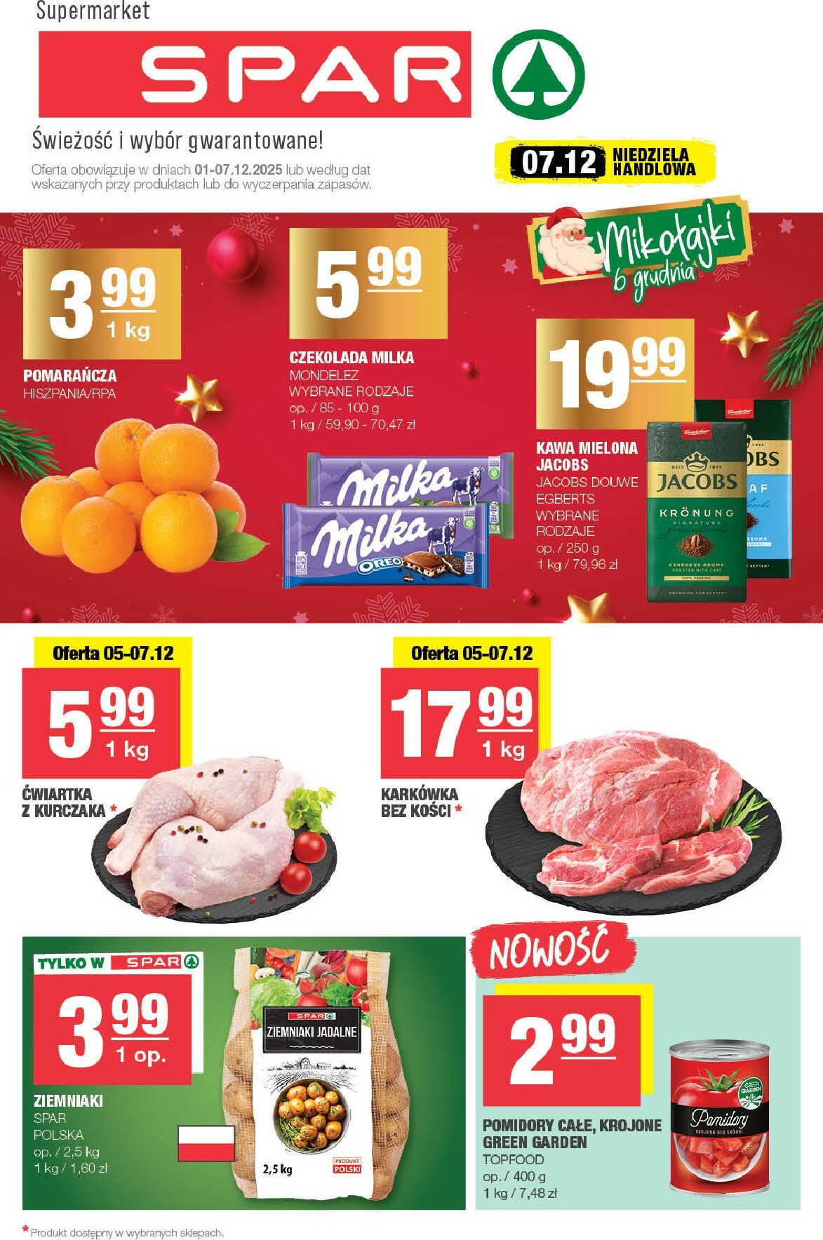 Gazetka SPAR - ważna od 01.12. do 07.12.