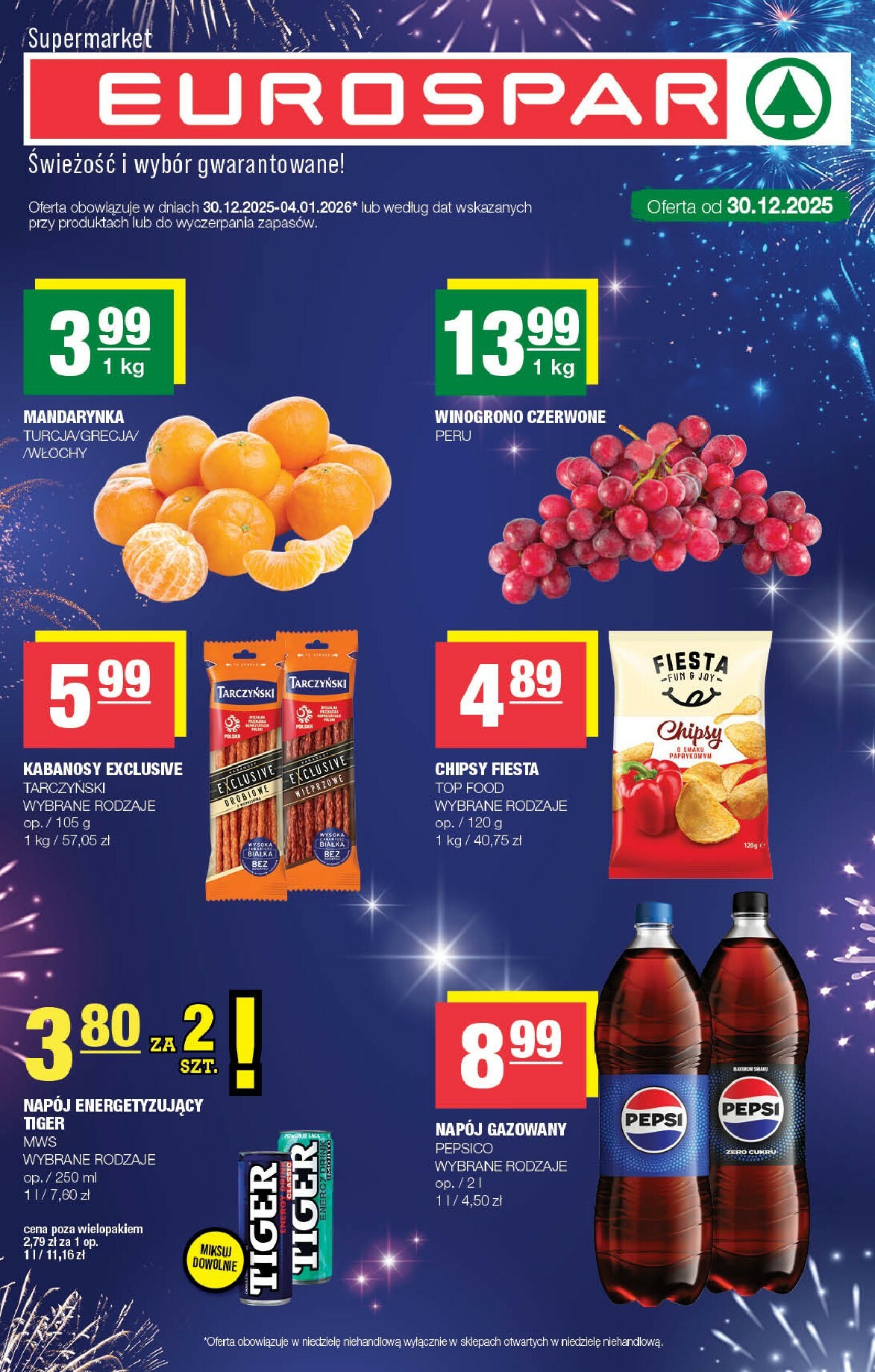 Gazetka EUROSPAR - ważna od 30.12. do 04.01.