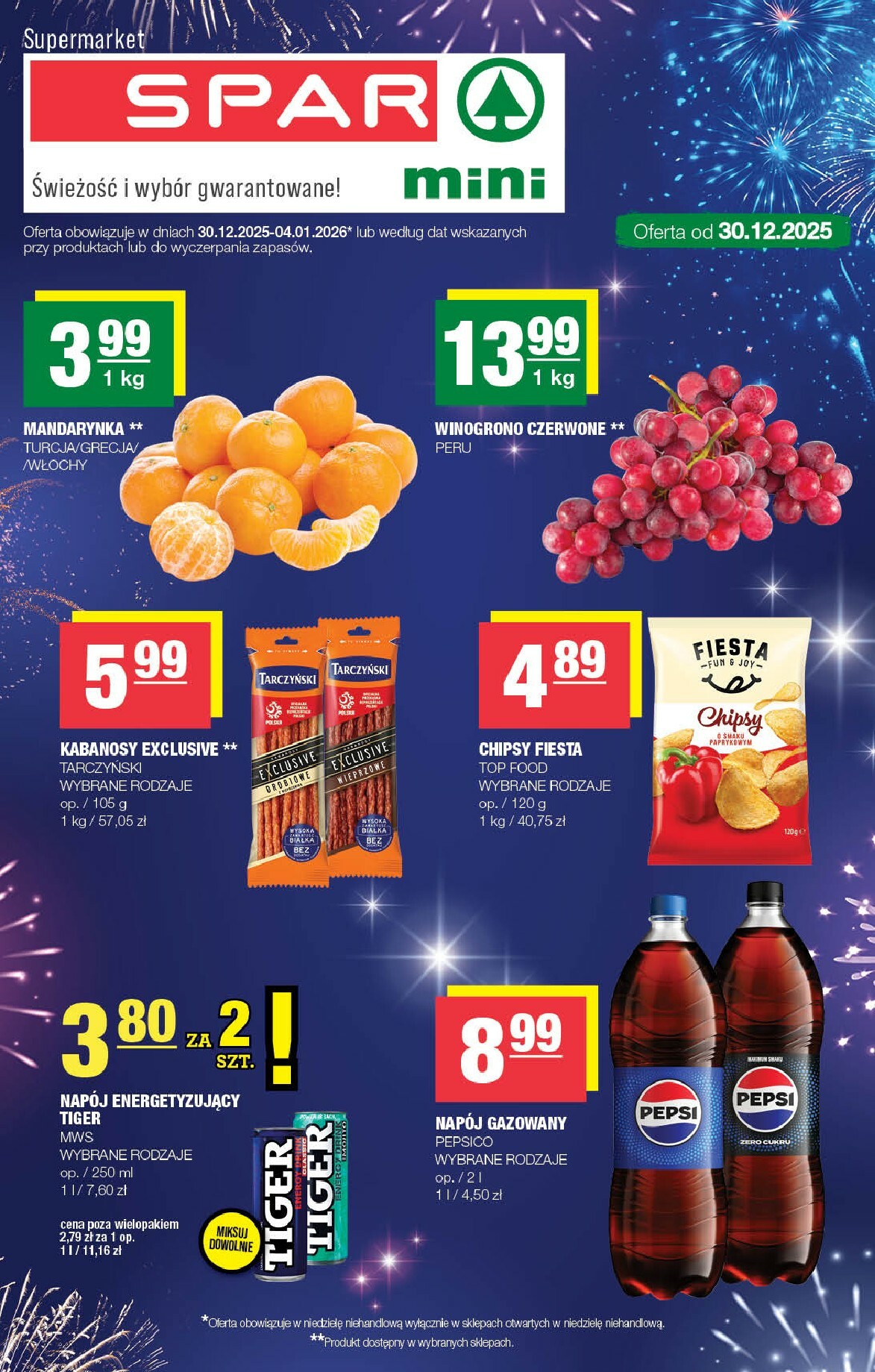 Gazetka SPAR - Mini - ważna od 30.12. do 04.01.