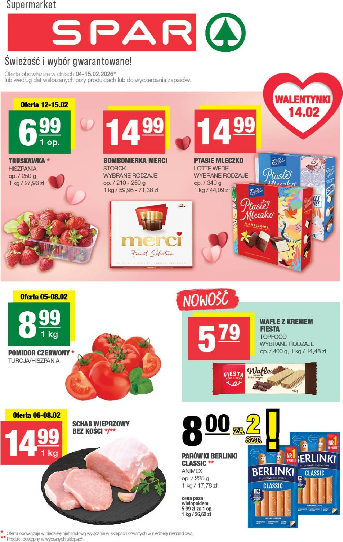 Gazetka SPAR - ważna od 04.02.2026 do 15.02.2026