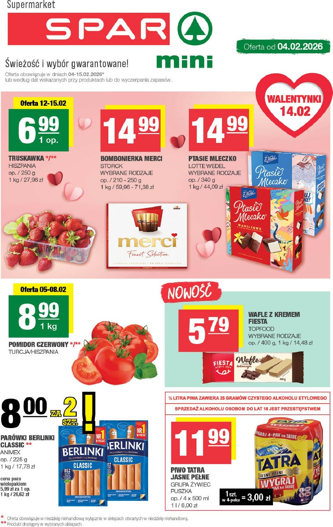 Gazetka SPAR - Mini - ważna od 04.02.2026 do 15.02.2026
