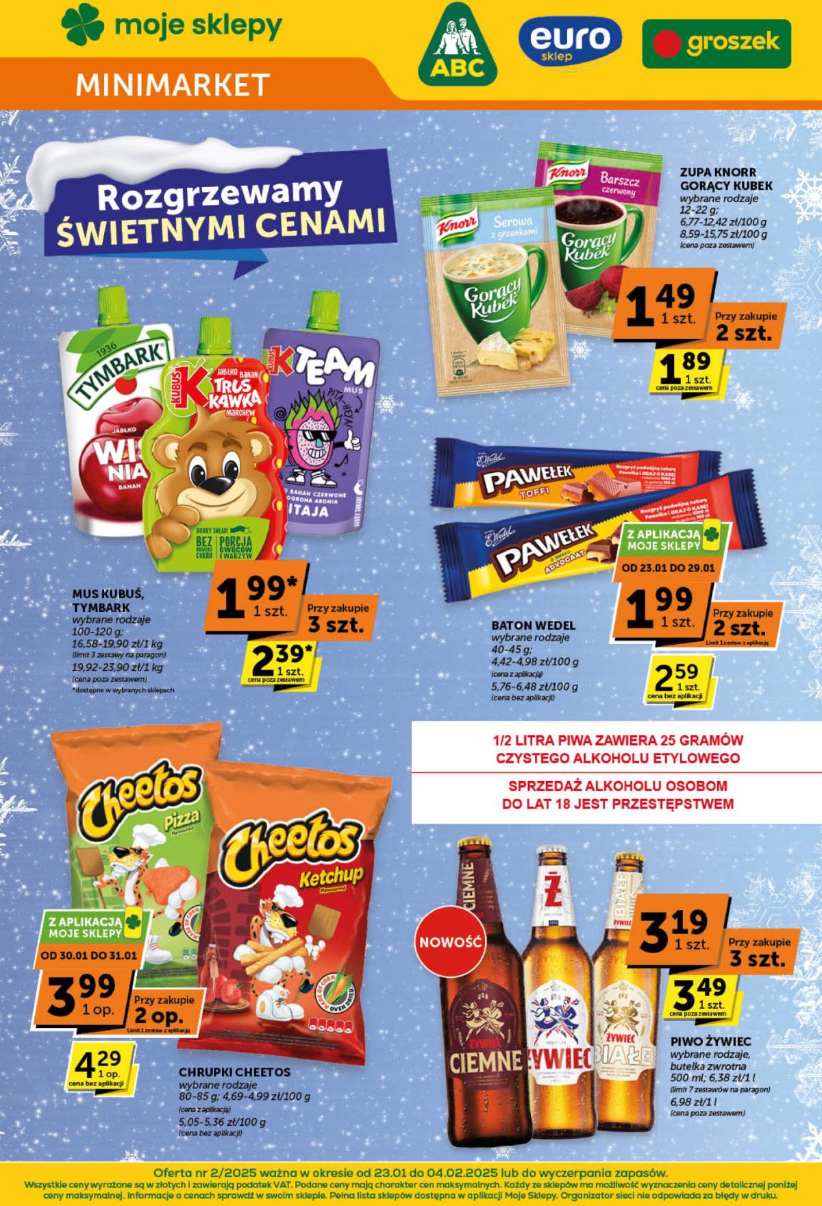 Groszek Minimarket gazetka ważna od 23.01. - 04.02.