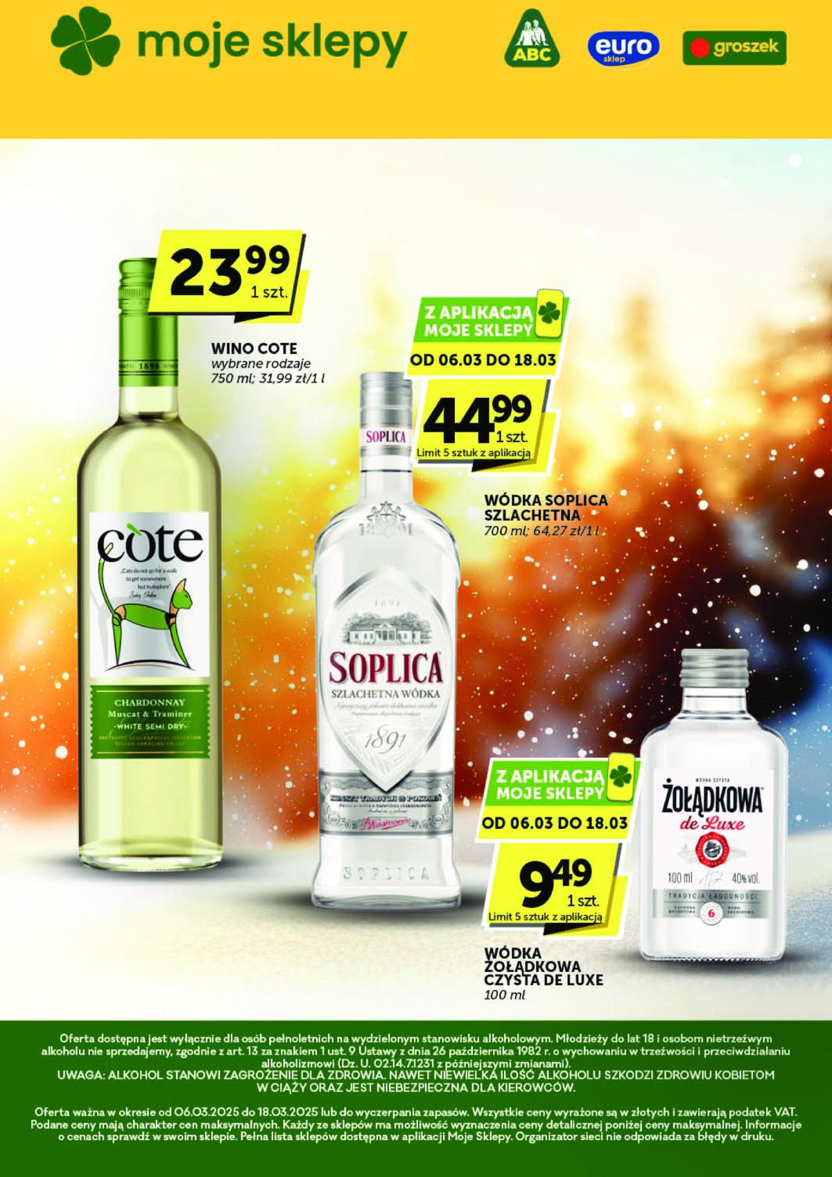Groszek - Katalog alkoholowy gazetka ważna od 06.03. - 18.03.