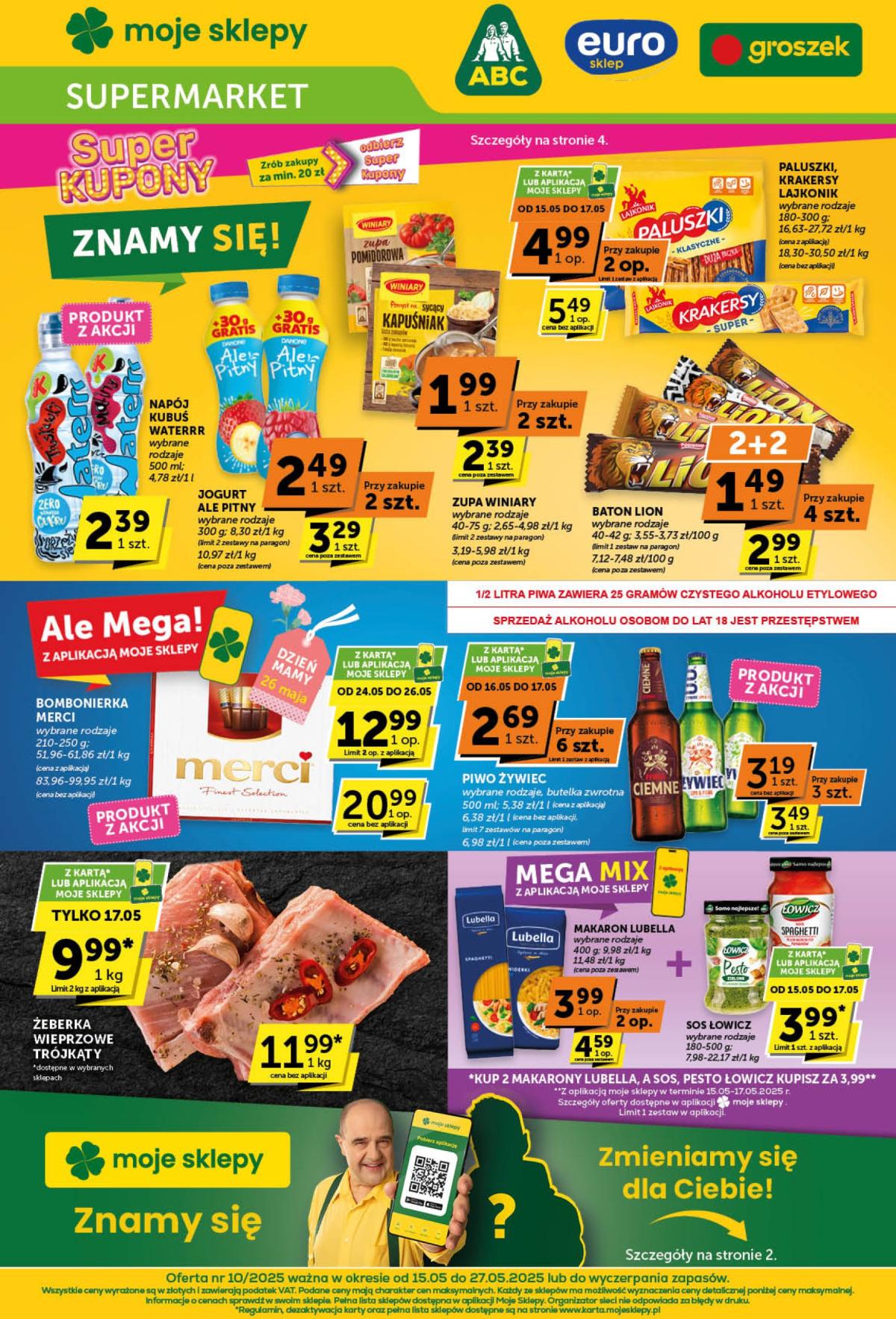 Groszek Supermarket gazetka ważna od 15.05. - 27.05.