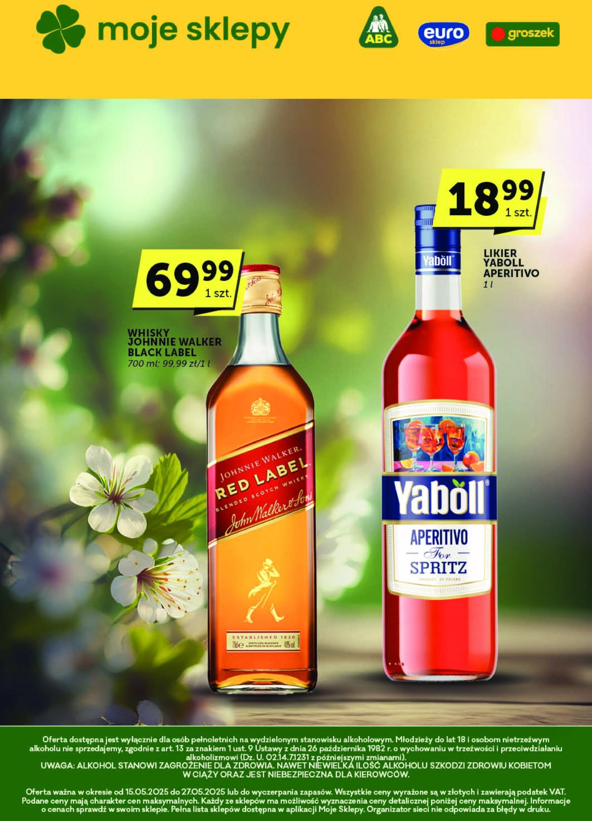 Groszek - Oferta alkoholowa gazetka ważna od 15.05. - 27.05.