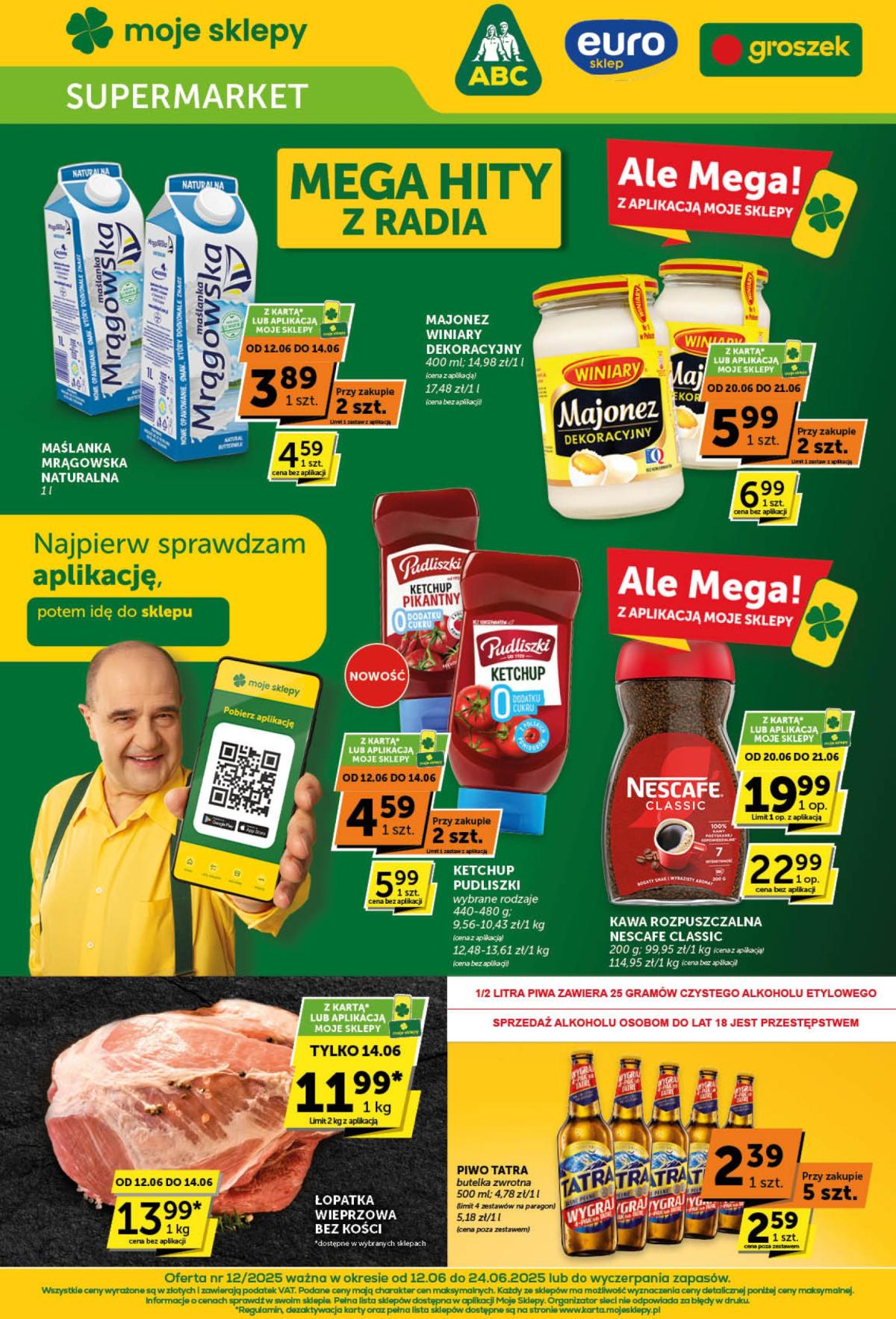 Gazetka Groszek Supermarket ważna od 12.06. - 24.06.