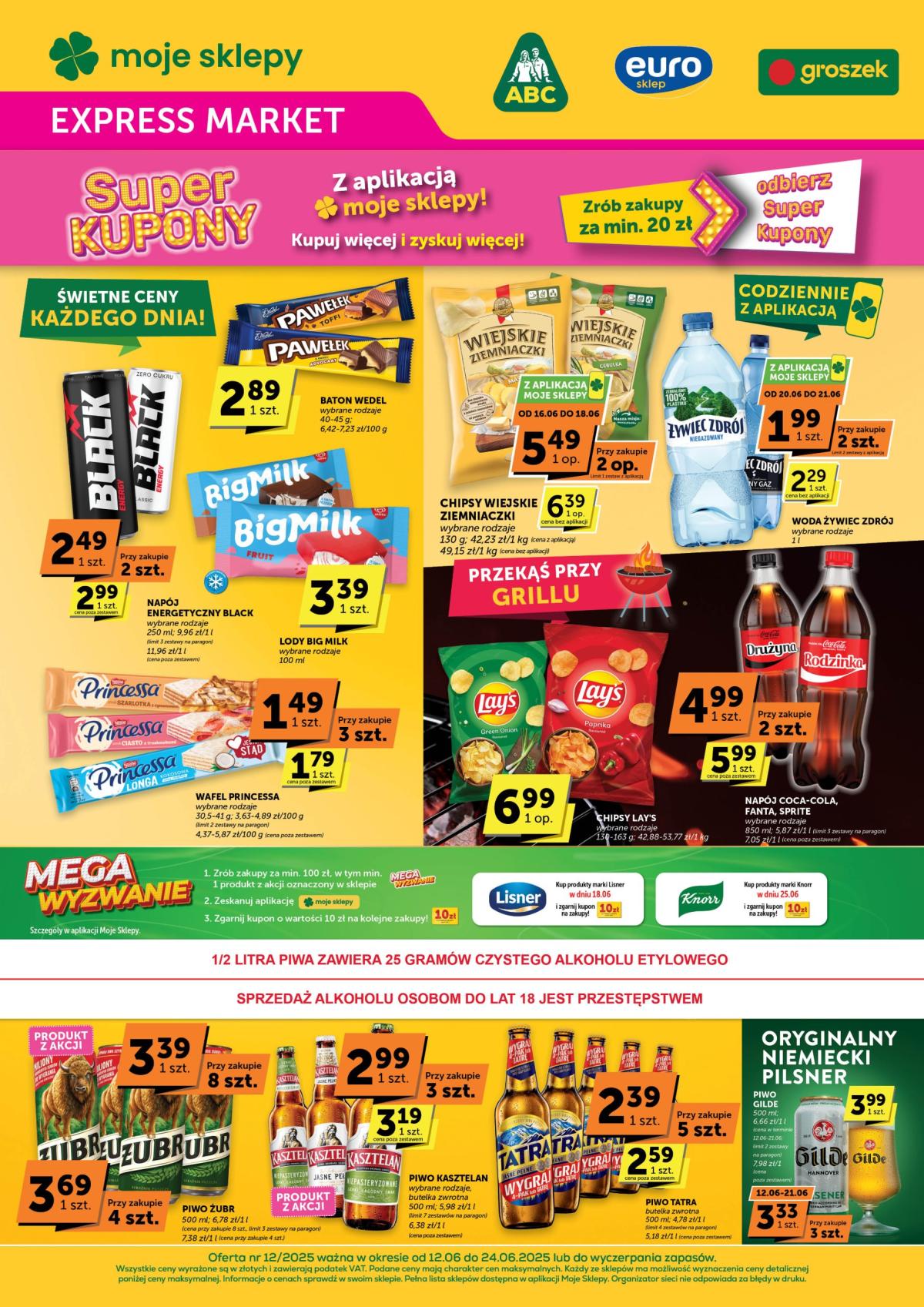 Gazetka Groszek Expressmarket ważna od 12.06. - 24.06.