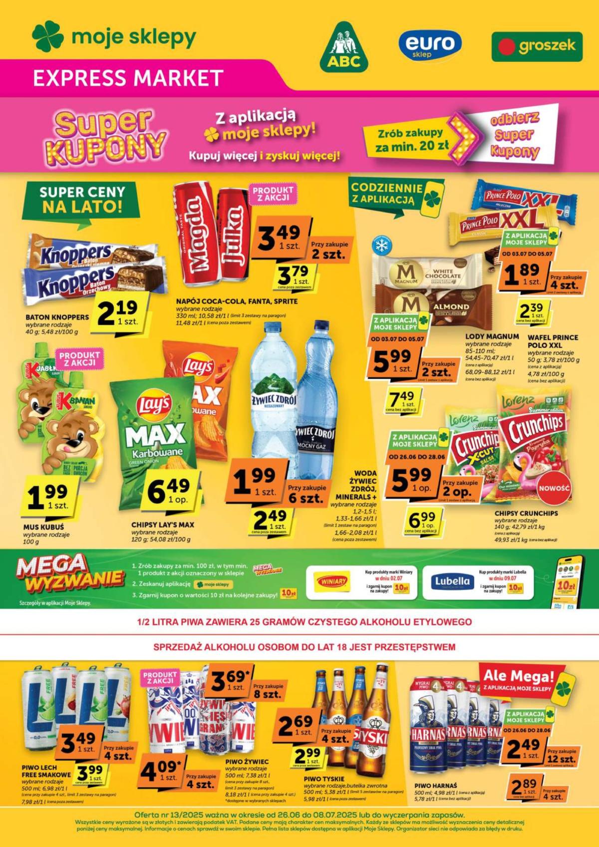 Gazetka Groszek Express market ważna od 26.06. - 08.07.
