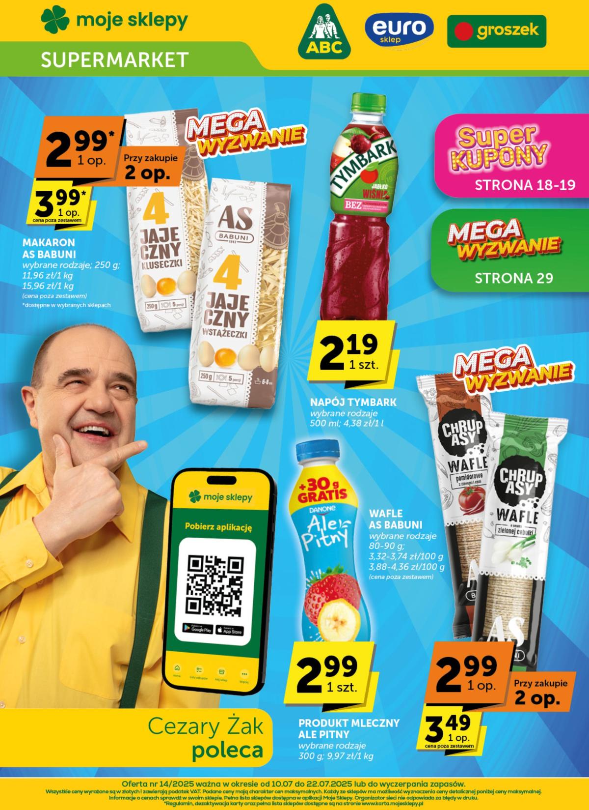 Gazetka Groszek Supermarket ważna od 10.07. - 22.07.