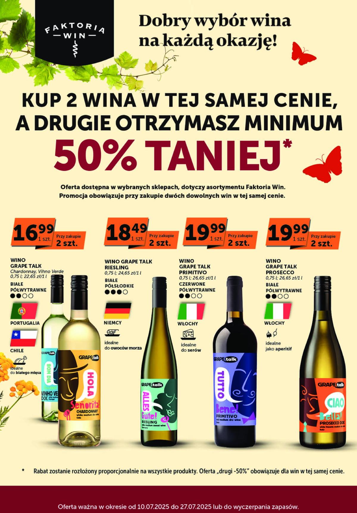 Gazetka Groszek - Faktoria Win ważna od 10.07. - 27.07.
