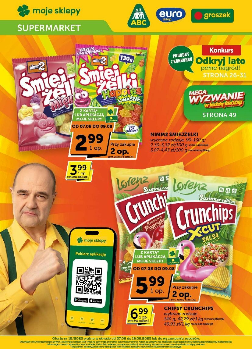 Gazetka Groszek - Supermarket - ważna od 07.08. do 19.08.