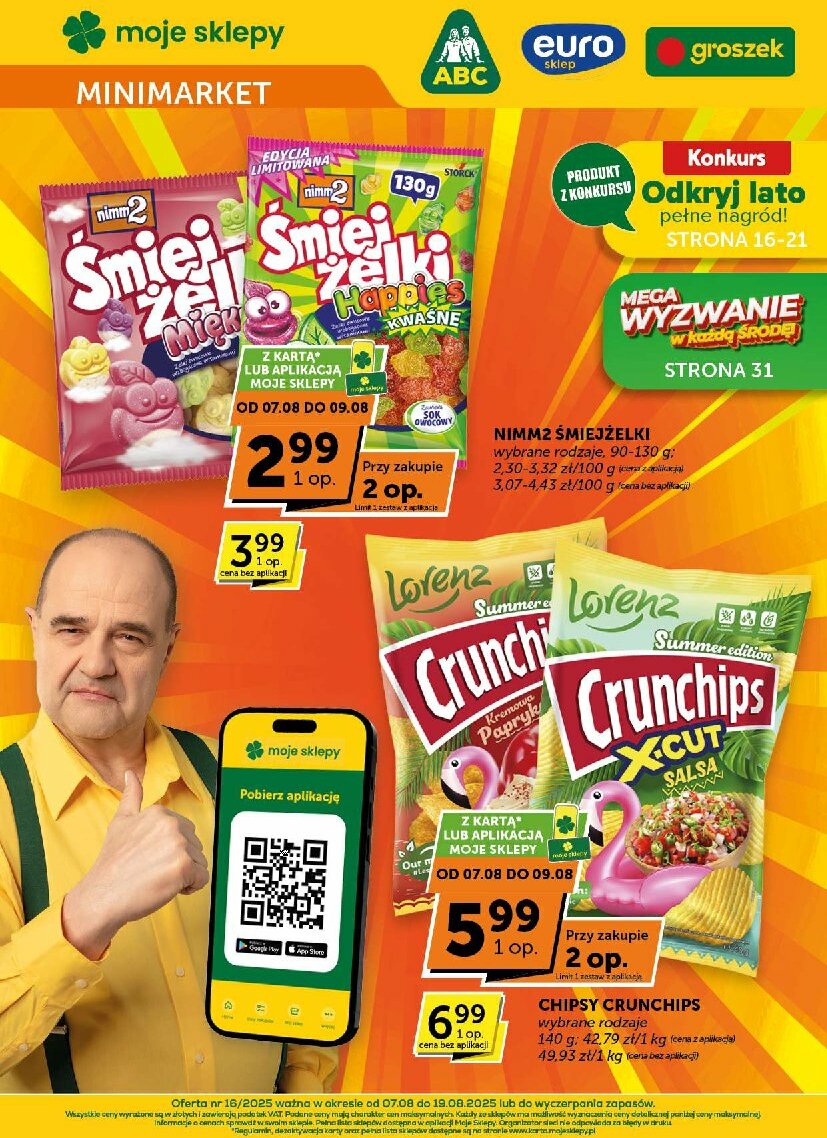 Gazetka Groszek - Minimarket - ważna od 07.08. do 19.08.