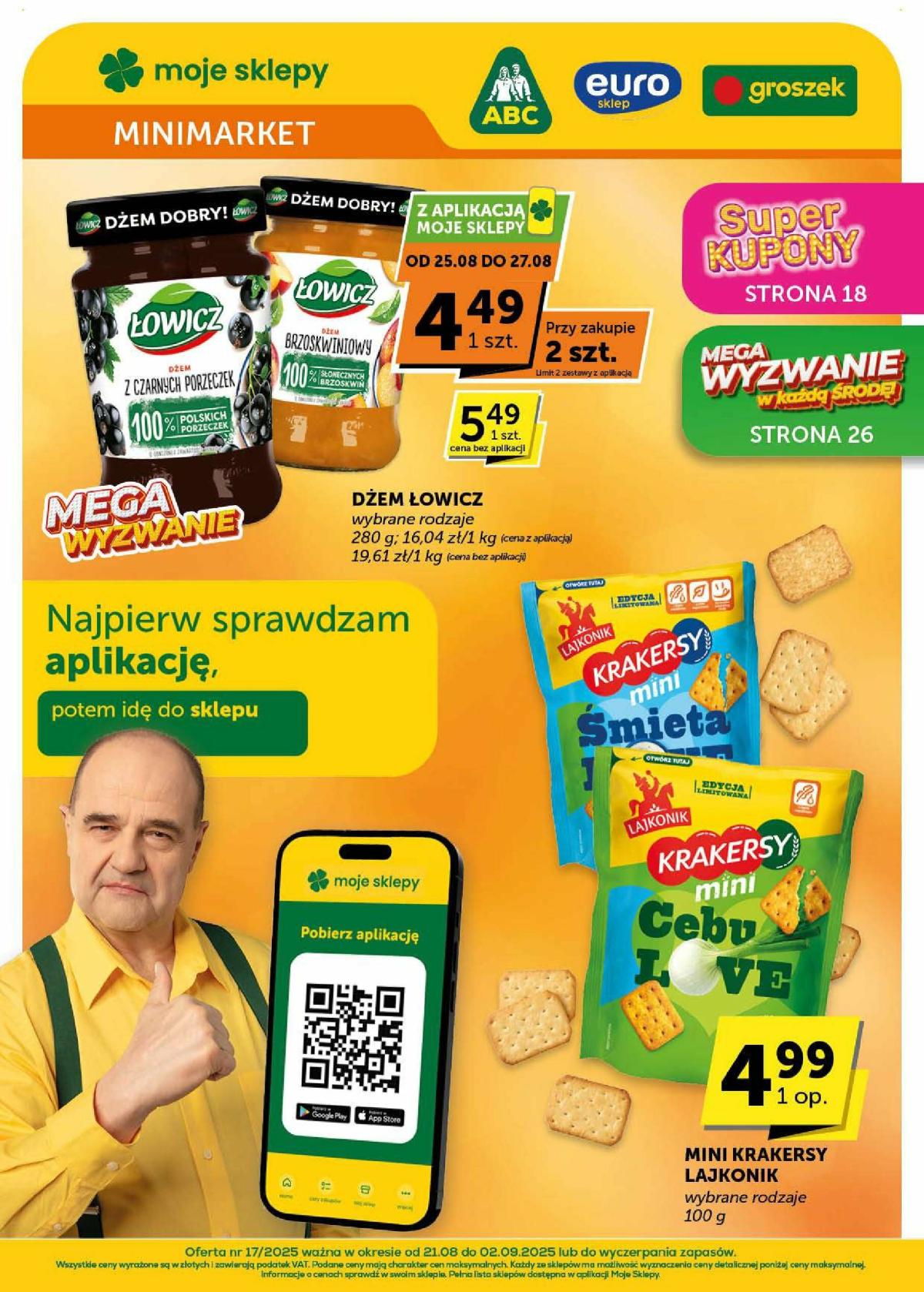 Gazetka Groszek - Minimarket - ważna od 21.08. do 02.09.