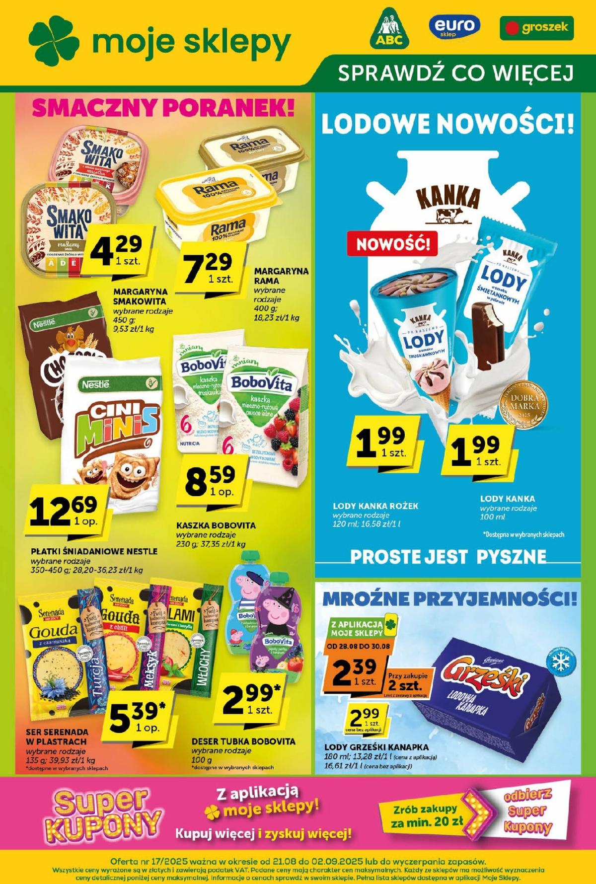 Gazetka Groszek - Sprawdź, co więcej - ważna od 21.08. do 02.09.