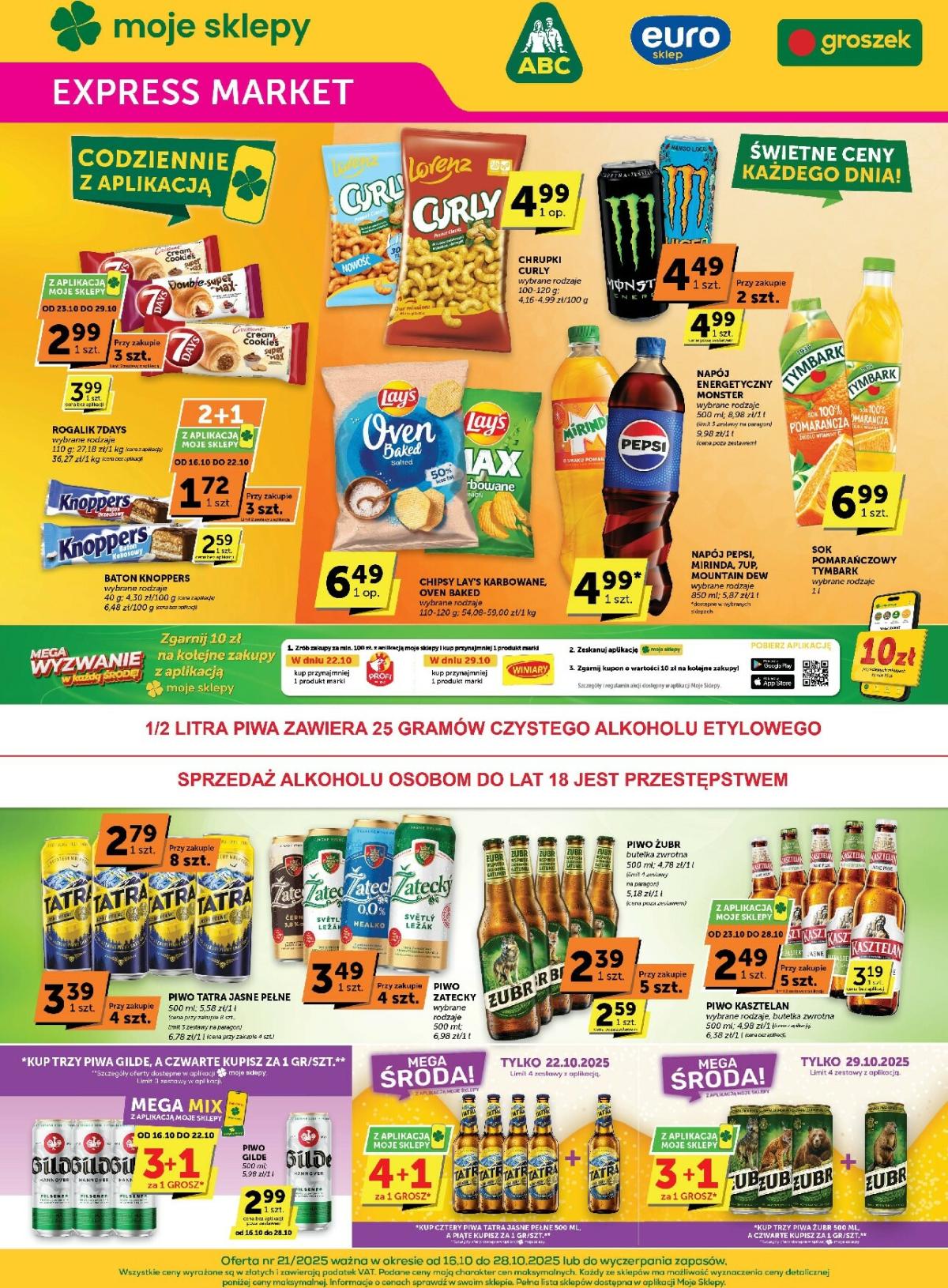 Gazetka Groszek - Expressmarket - ważna od 16.10. do 28.10.