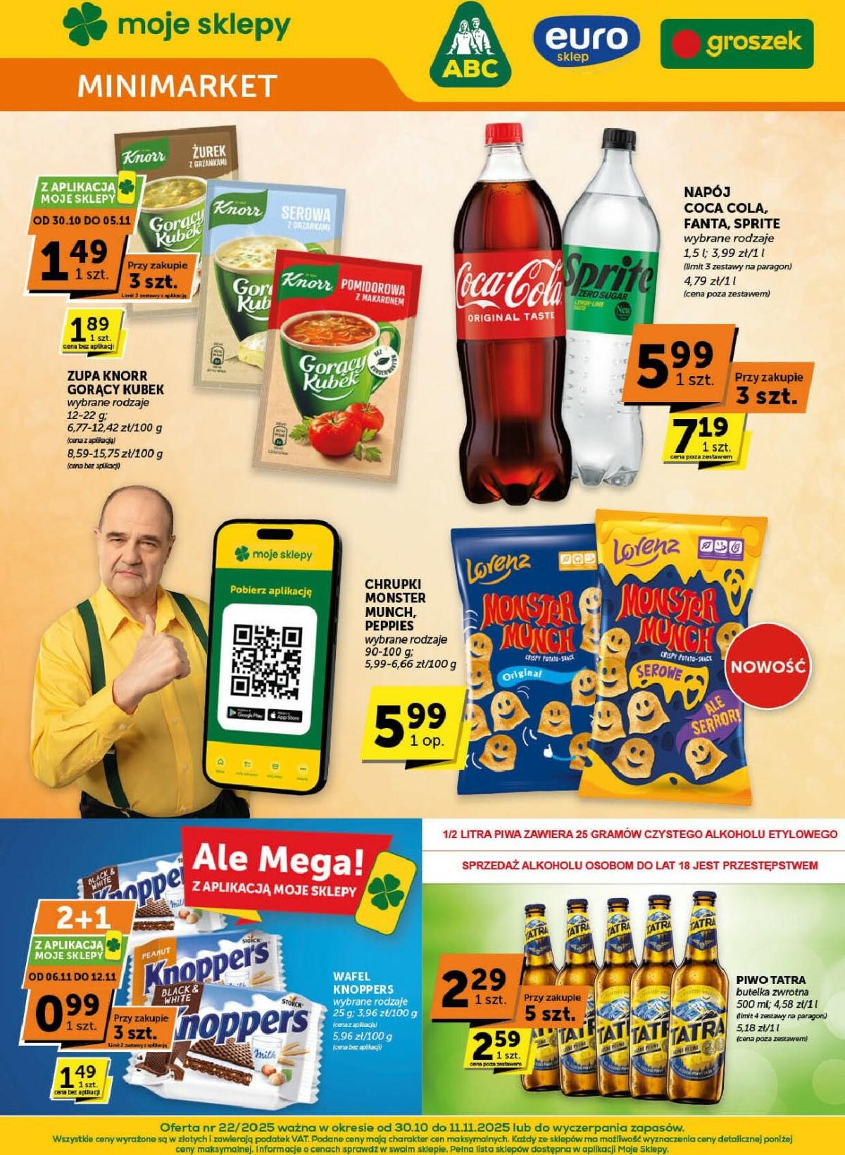 Gazetka Groszek - Minimarket - ważna od 30.10. do 11.11.