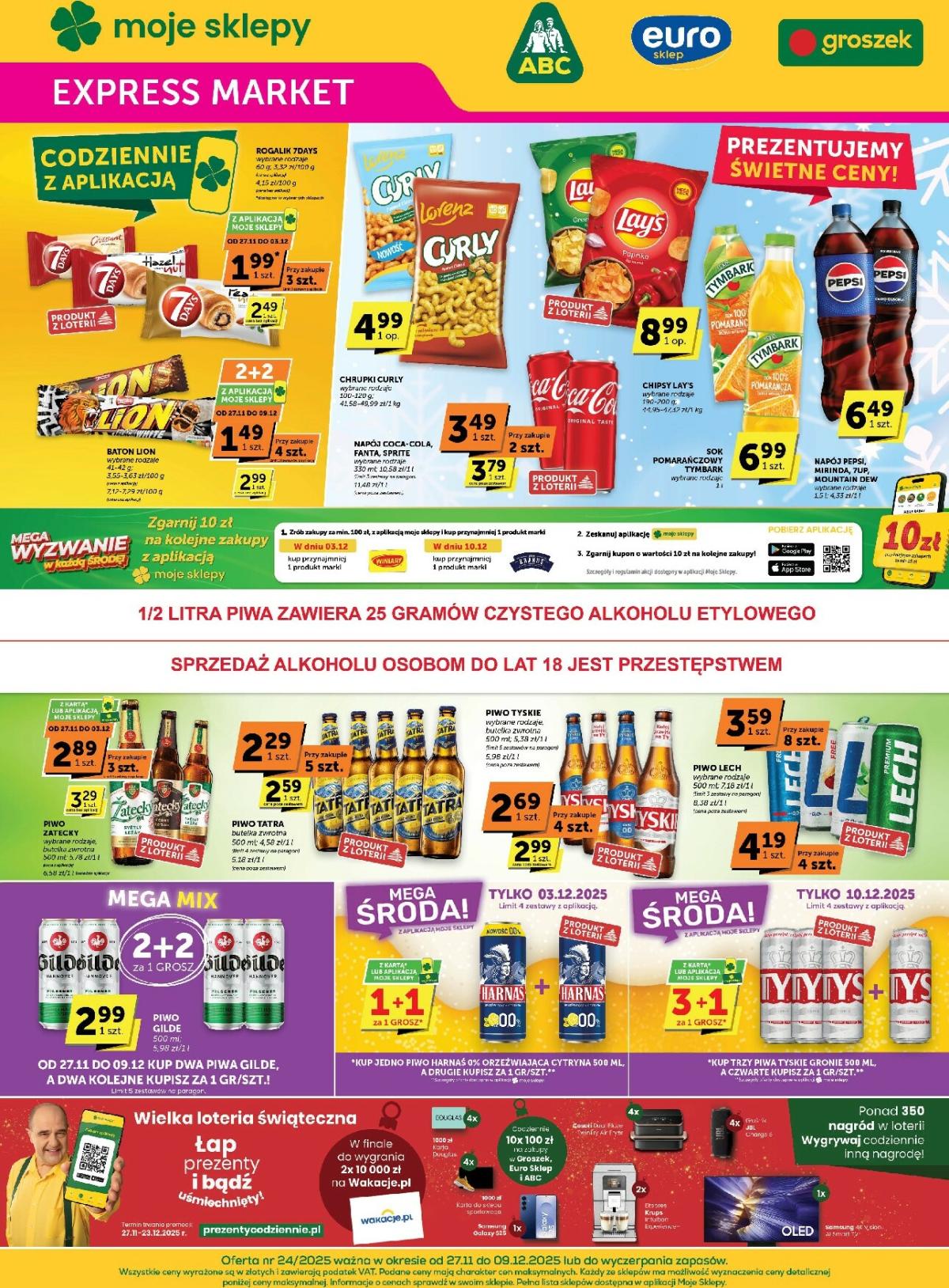 Gazetka Groszek - Expressmarket - ważna od 27.11. do 09.12.