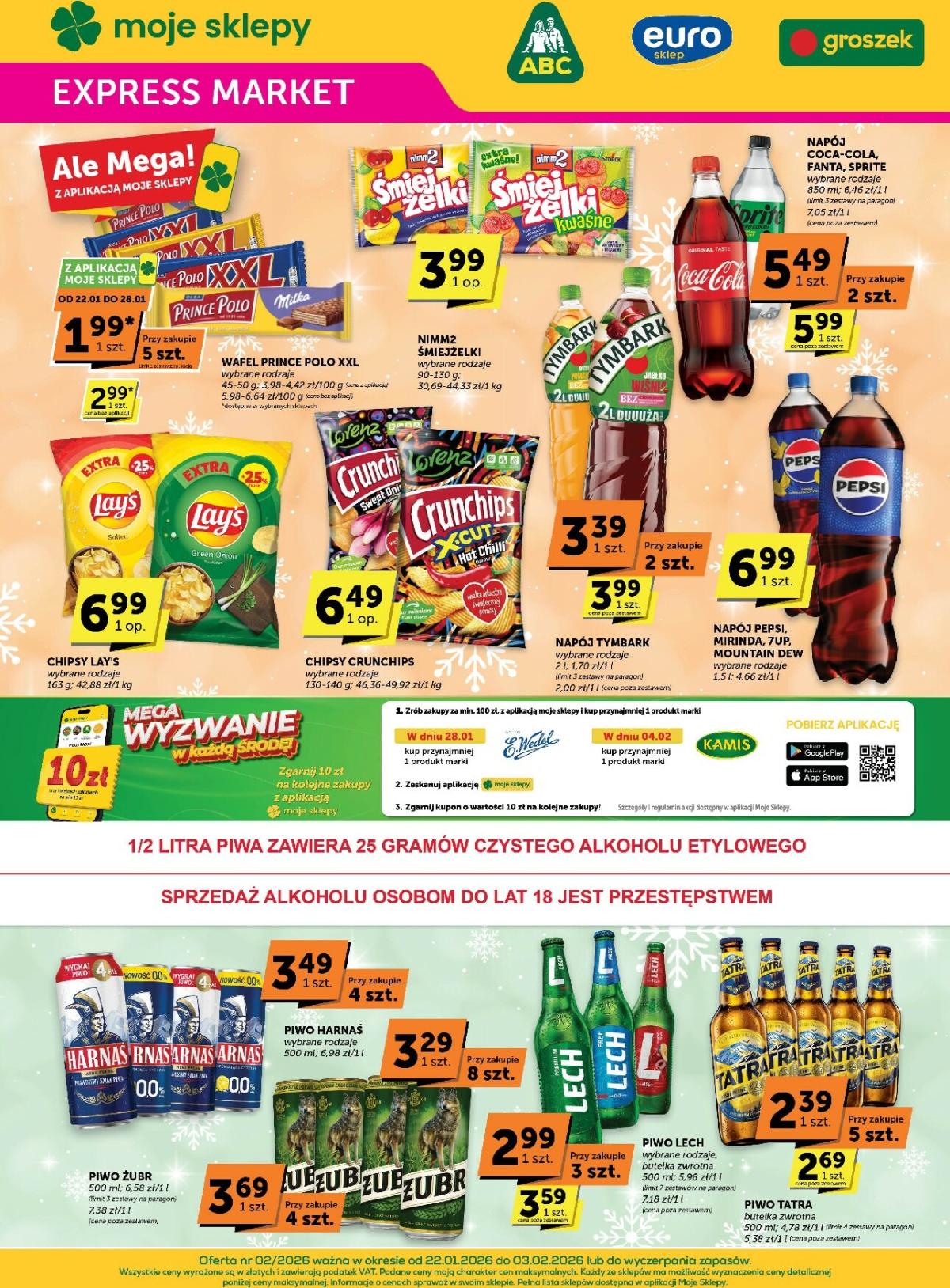 Gazetka Groszek - Expressmarket - ważna od 22.01. do 03.02.