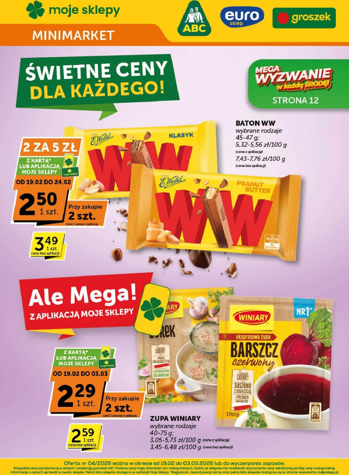 Gazetka Groszek - Minimarket - ważna od 19.02.2026 do 03.03.2026