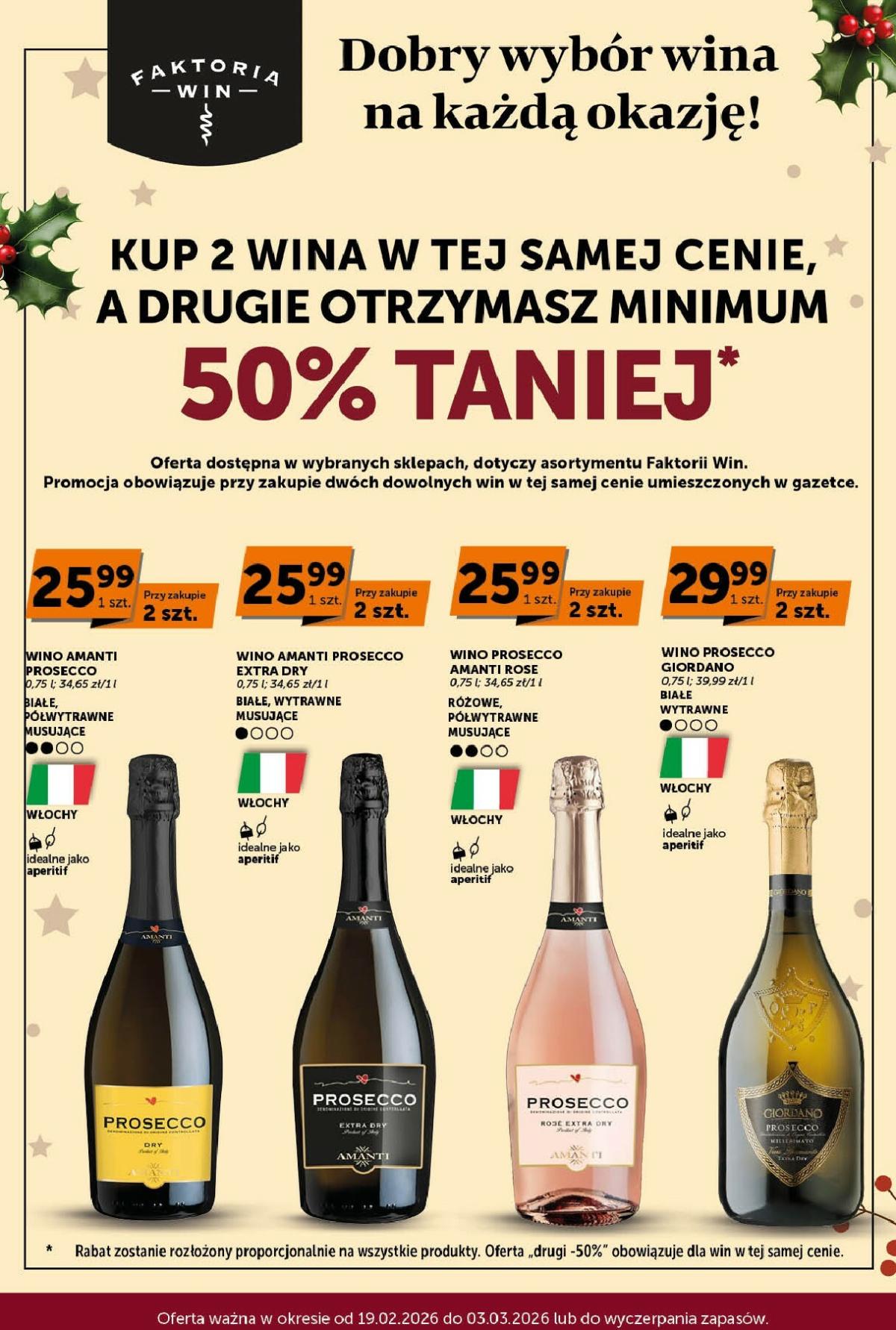 Gazetka Groszek - Faktoria Win - ważna od 19.02.2026 do 03.03.2026