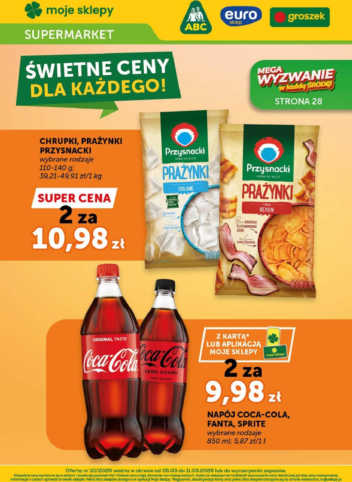 Gazetka Groszek - Supermarket - ważna od 05.03.2026 do 11.03.2026