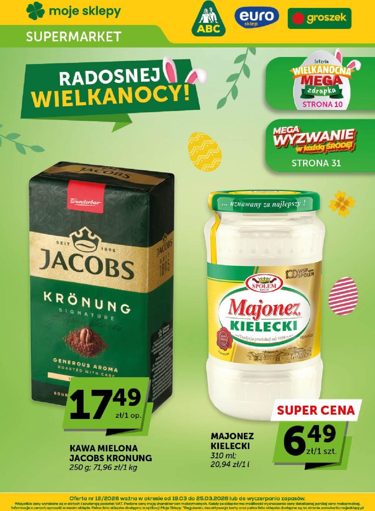 Gazetka Groszek - Supermarket - ważna od 19.03.2026 do 25.03.2026