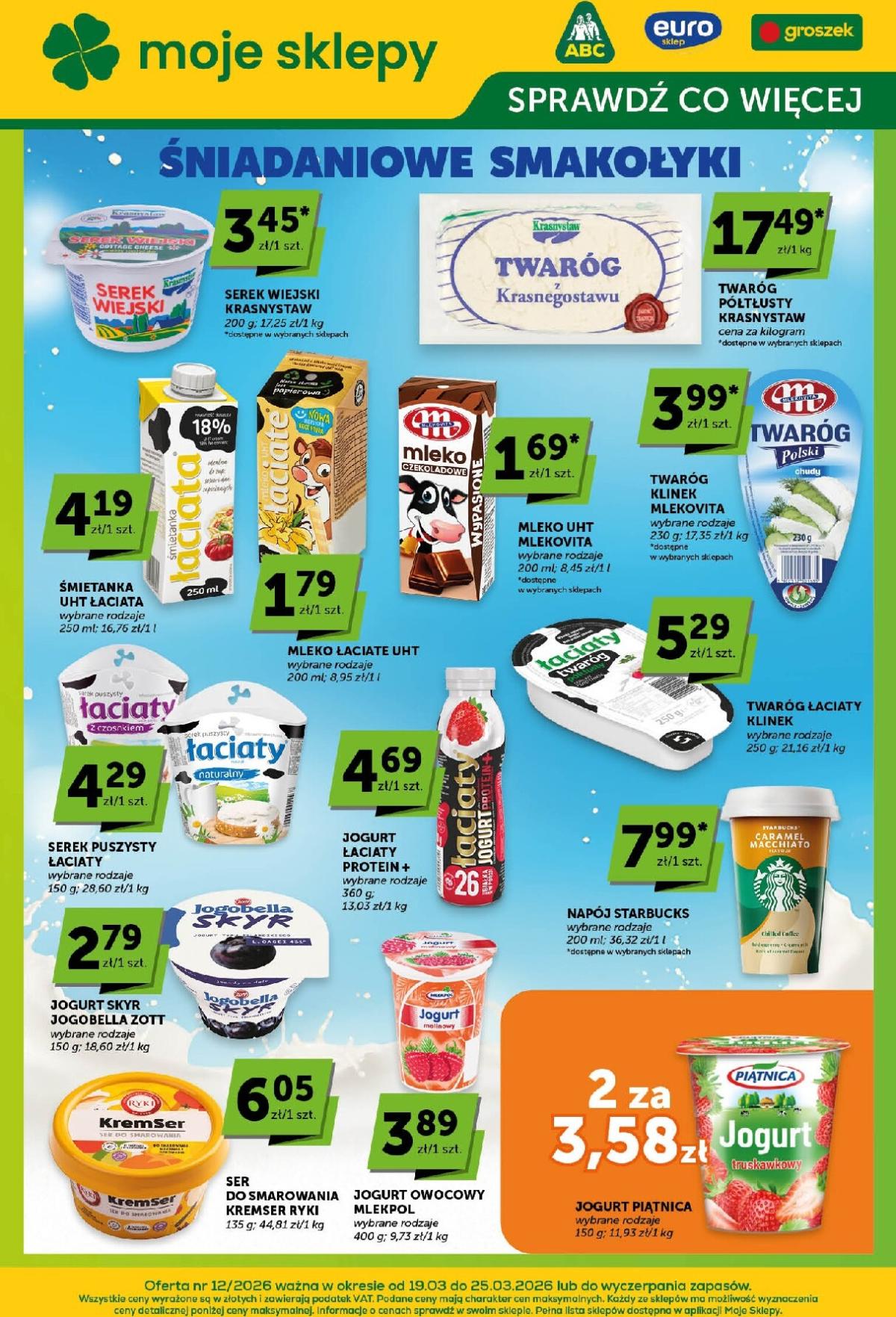Gazetka Groszek - Sprawdź, co więcej - ważna od 19.03.2026 do 25.03.2026