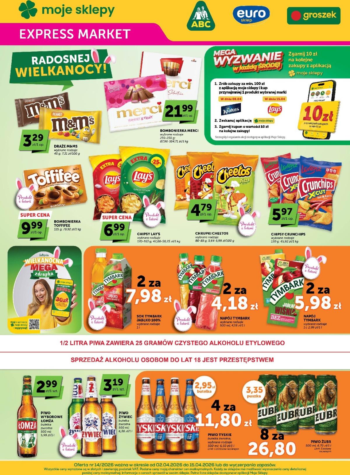 Gazetka Groszek - Expressmarket - ważna od 02.04.2026 do 15.04.2026