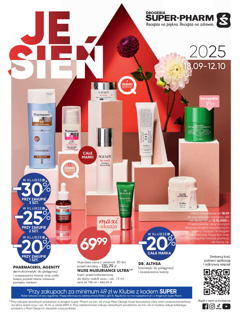 Gazetka Super-Pharm - Folder kosmetyczny jesień - ważna od 18.09. do 12.10.