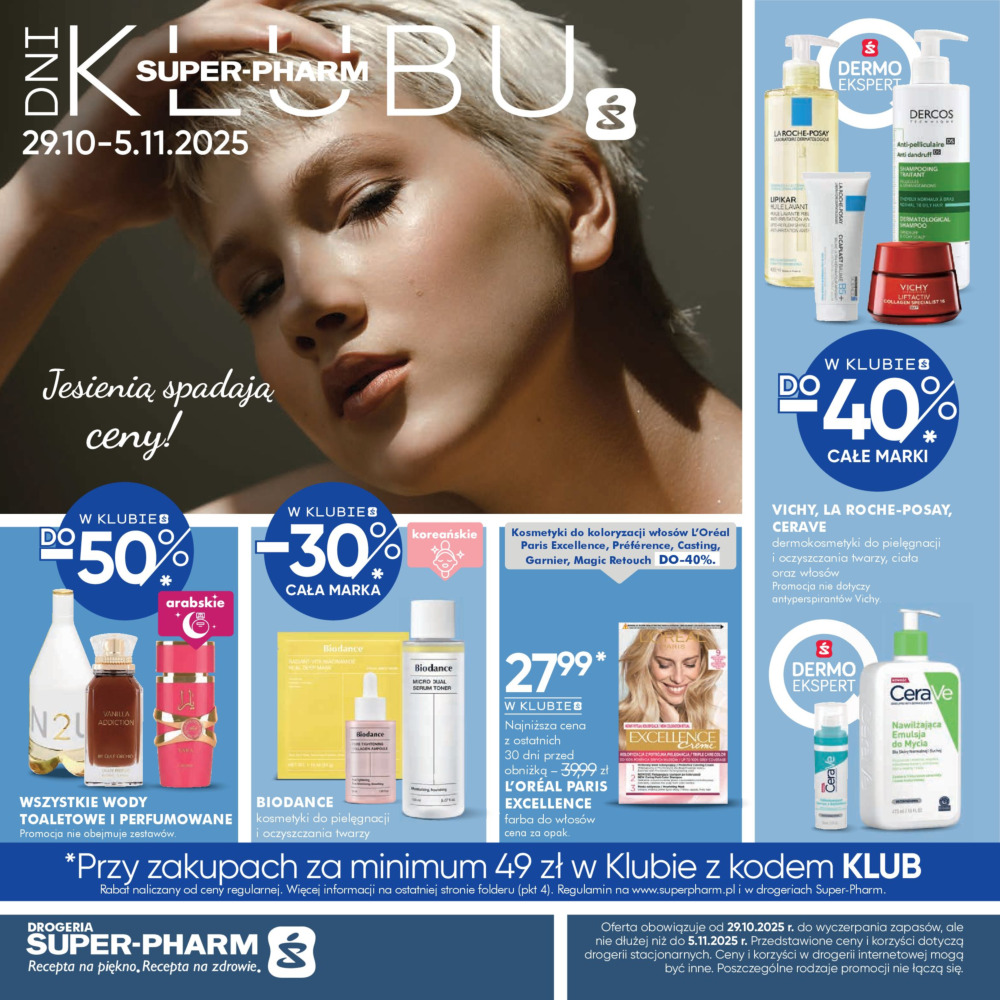 Gazetka Super-Pharm - Dni Klubu - ważna od 29.10. do 05.11.