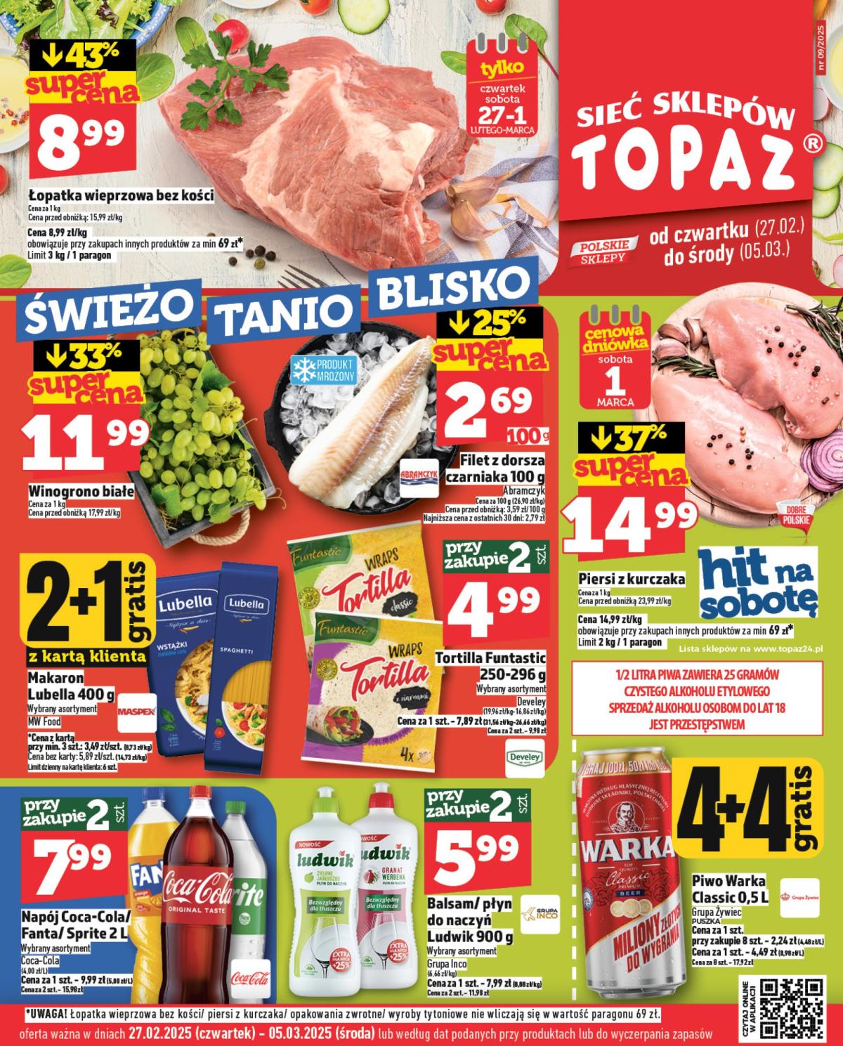 Topaz24 gazetka ważna od 27.02. - 05.03.