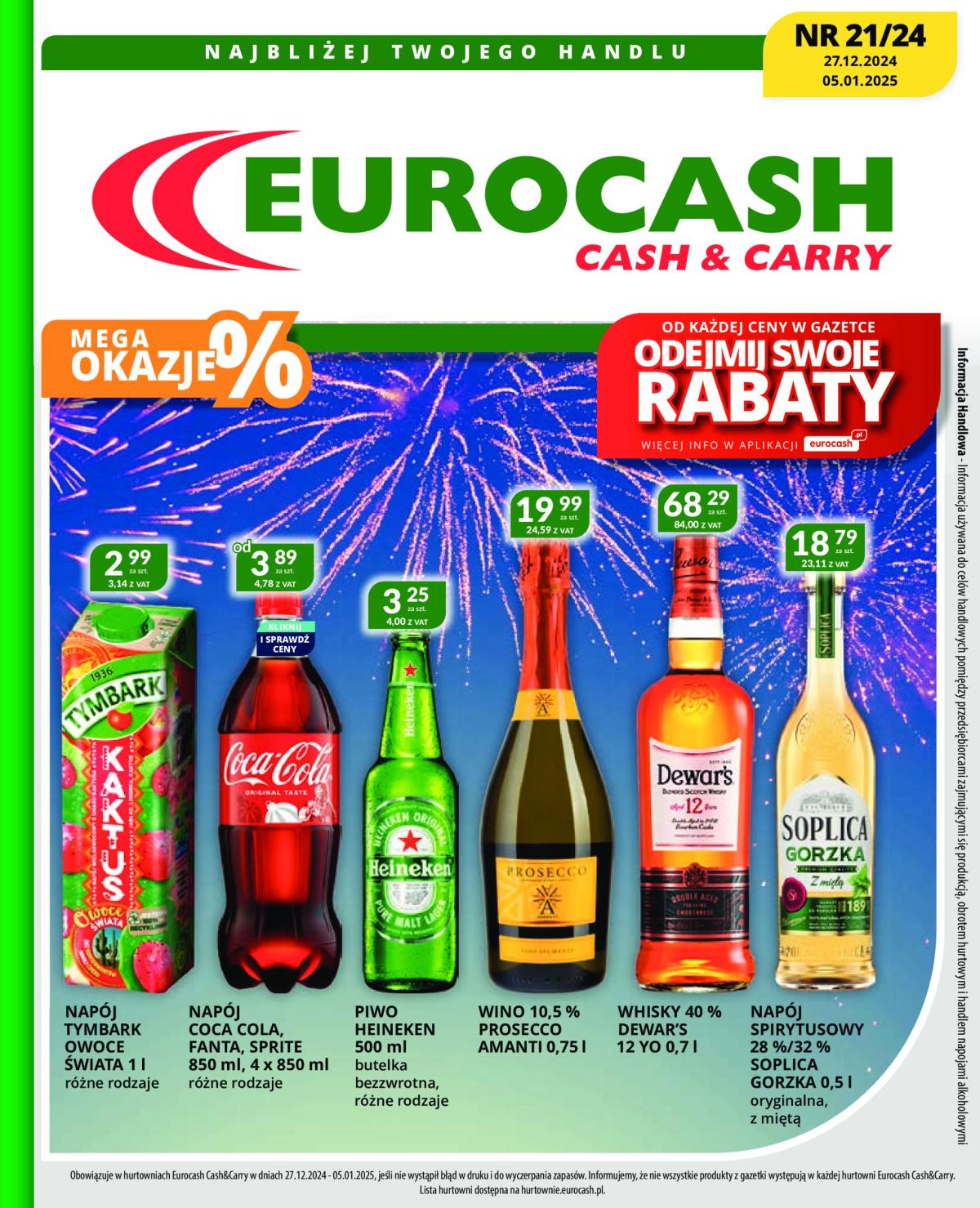 Eurocash - Cash&Carry gazetka ważna od 27.12. - 05.01.