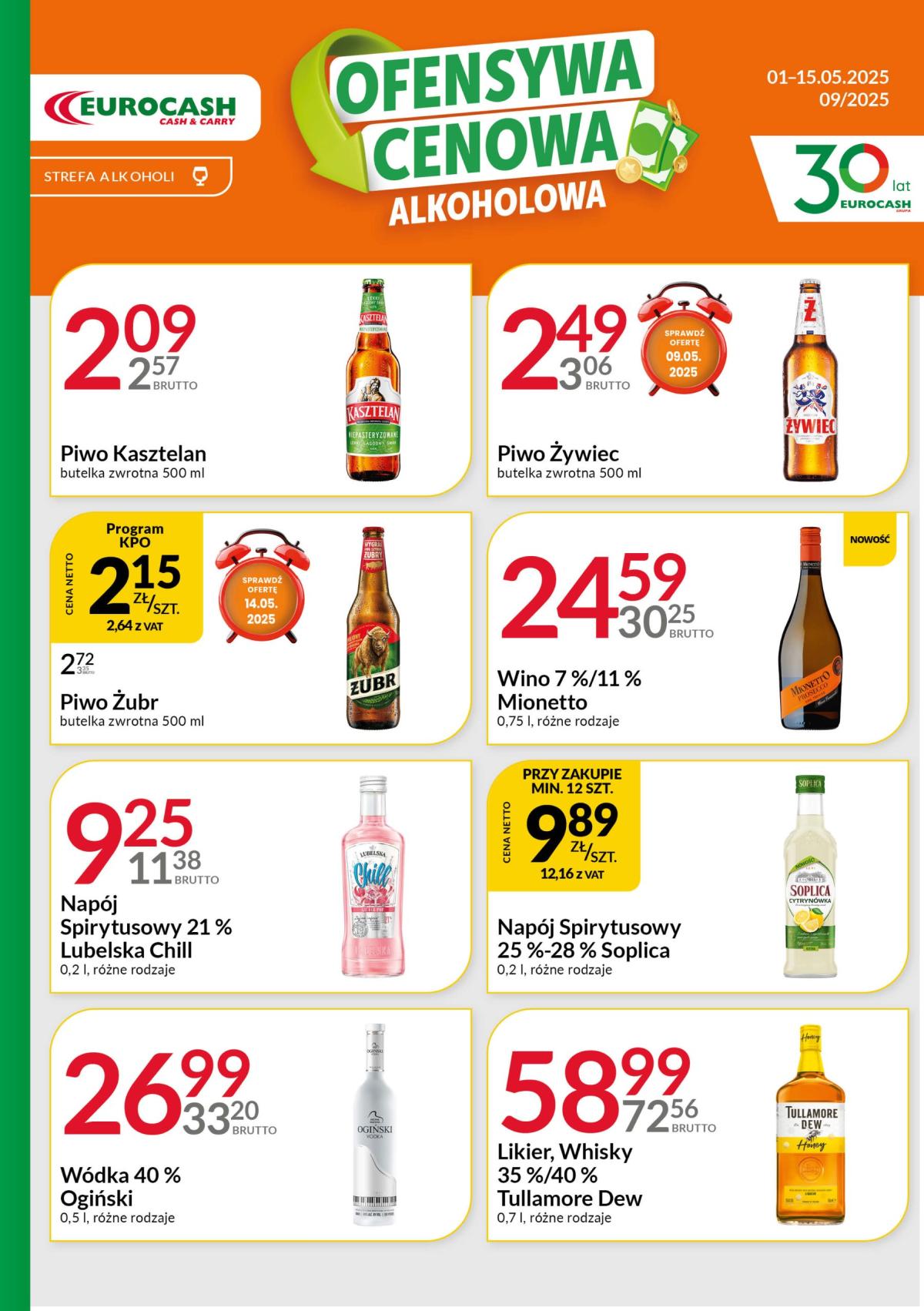 Eurocash - Ofensywa Alkoholowa gazetka ważna od 01.05. - 15.05.
