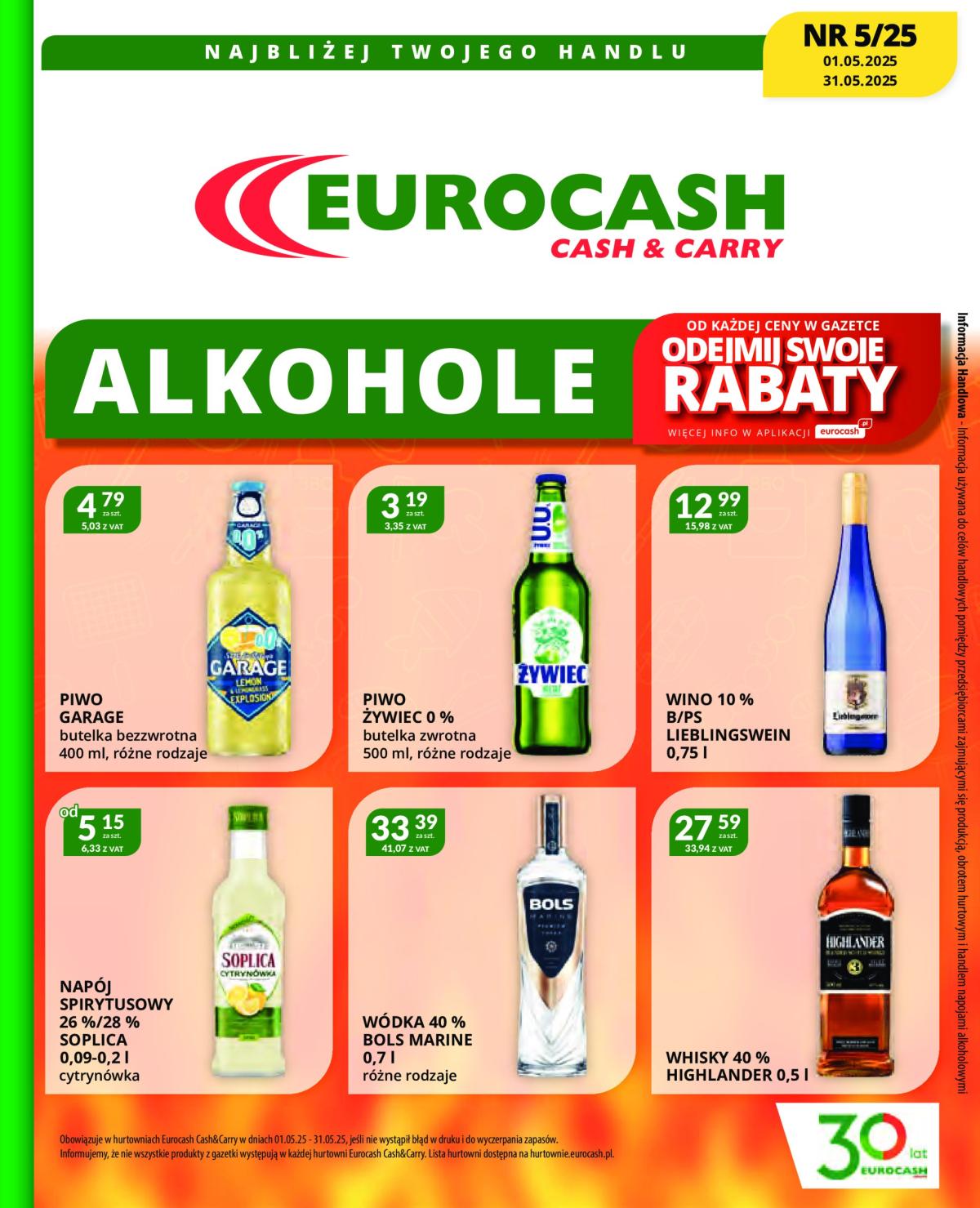 Eurocash - Katalog Alkoholowy gazetka ważna od 01.05. - 31.05.