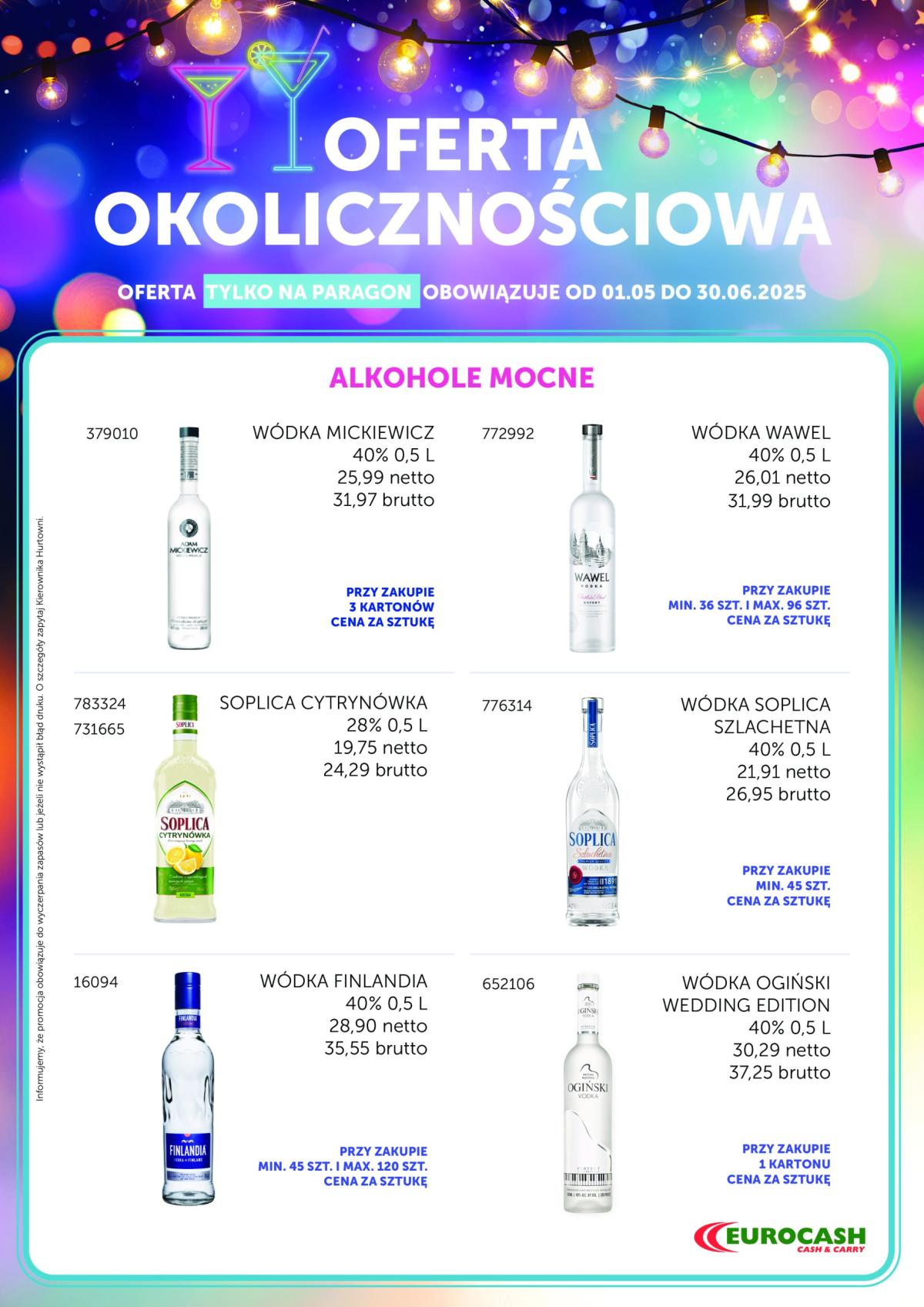 Eurocash - Oferta Okolicznościowa gazetka ważna od 01.05. - 30.06.