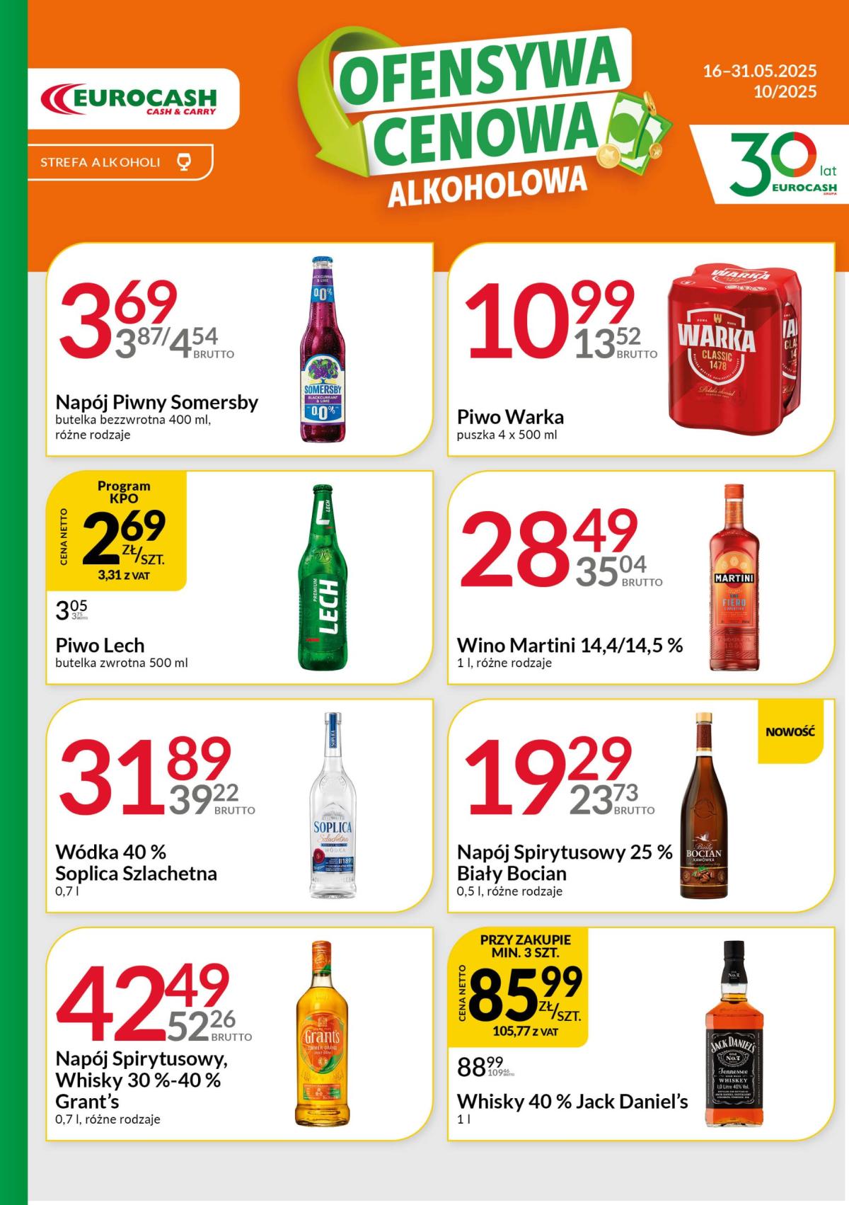 Eurocash - Ofensywa Alkoholowa gazetka ważna od 16.05. - 31.05.