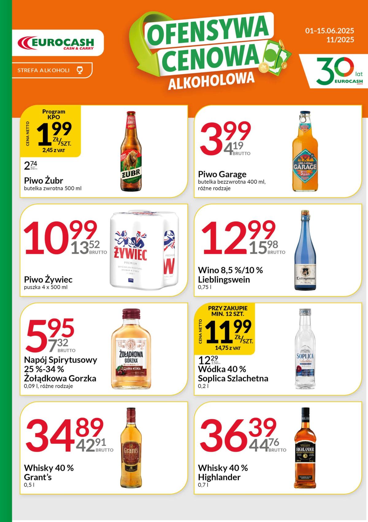 Eurocash - Ofensywa Alkoholowa gazetka ważna od 01.06. - 15.06.