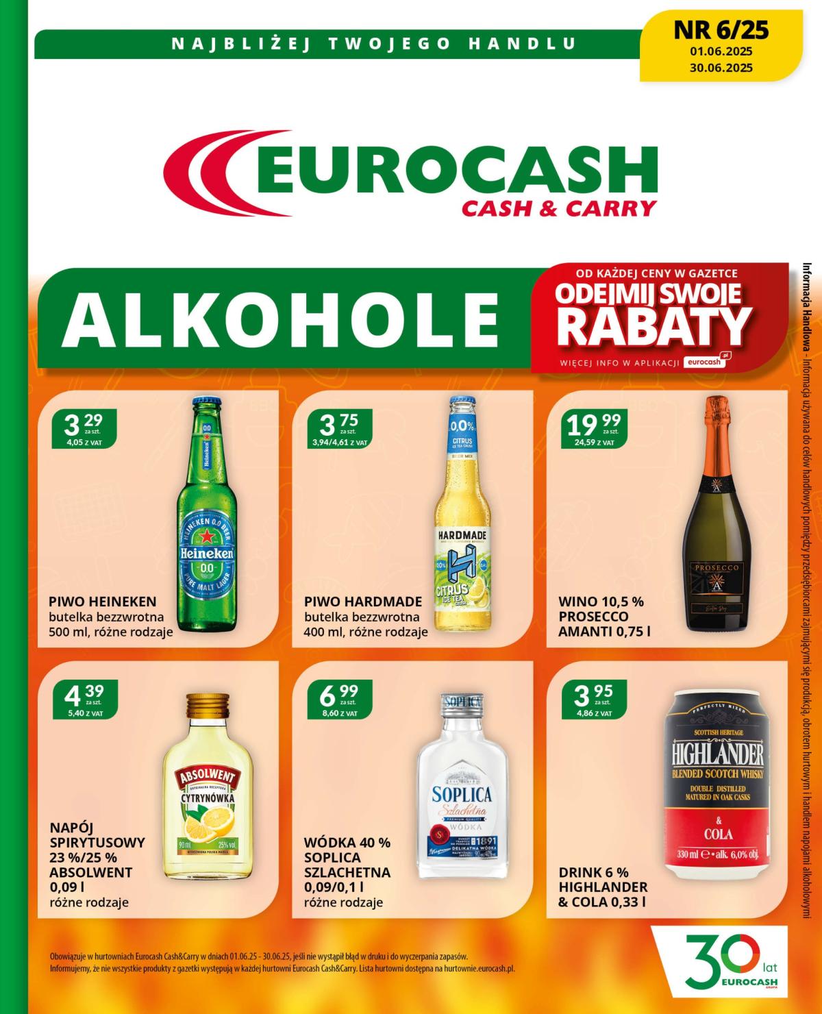 Eurocash - Katalog Alkoholowy gazetka ważna od 01.06. - 30.06.