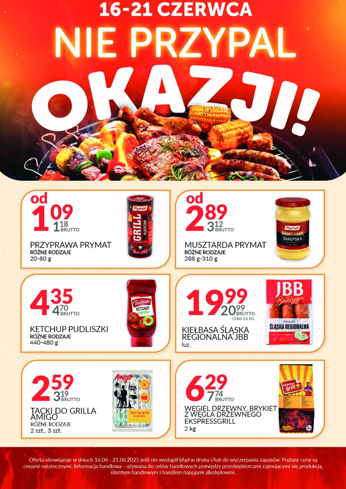 Gazetka Eurocash - Oferta na długi weekend. Nie przypal okazji! ważna od 16.06. - 21.06.