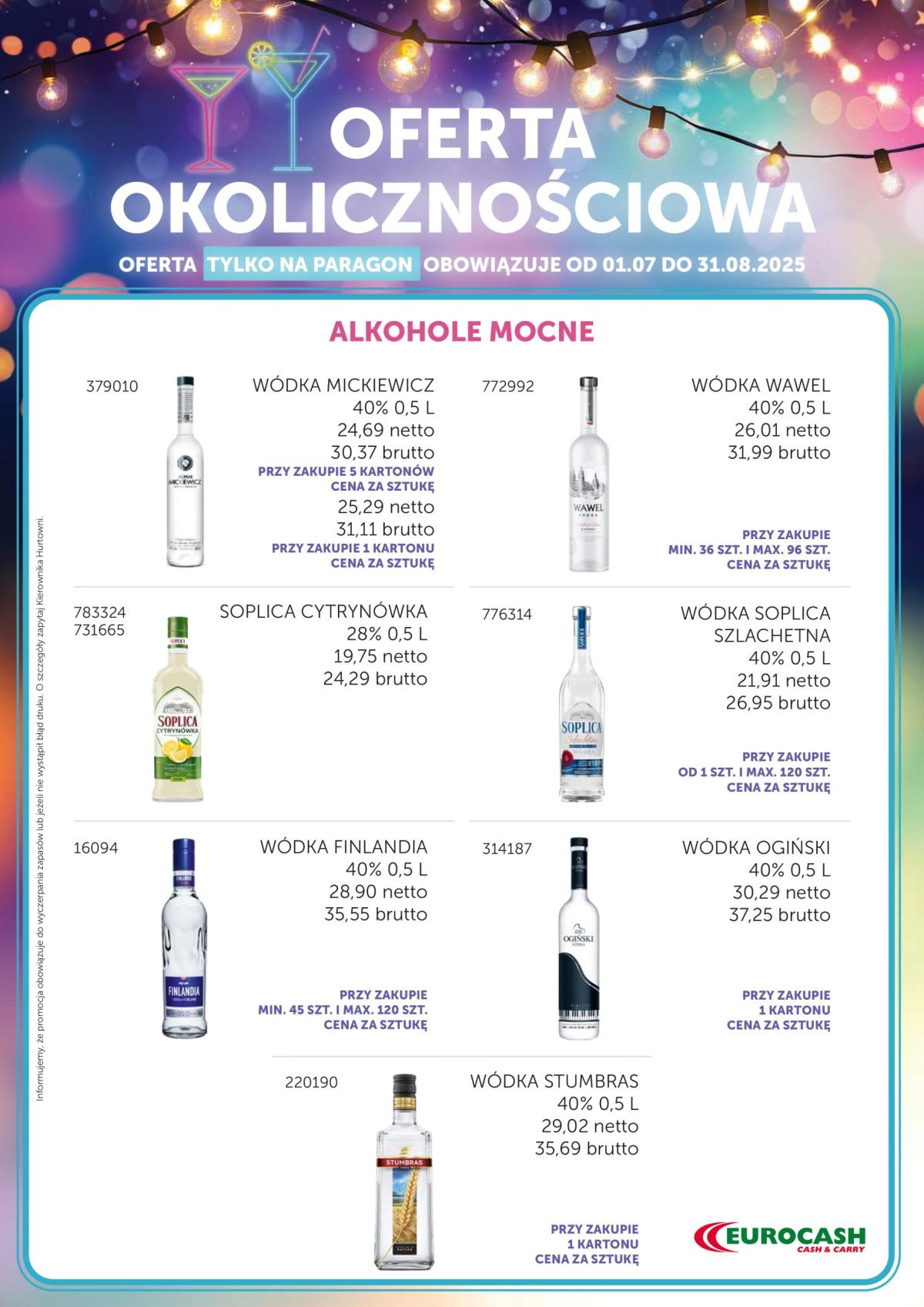 Gazetka Eurocash - Oferta Okolicznościowa ważna od 01.07. - 31.08.