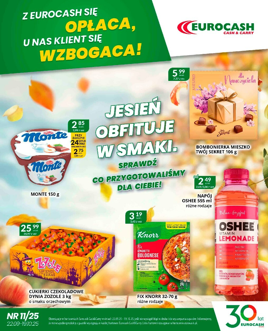 Gazetka Eurocash - Cash & Carry - ważna od 22.09. do 19.10.