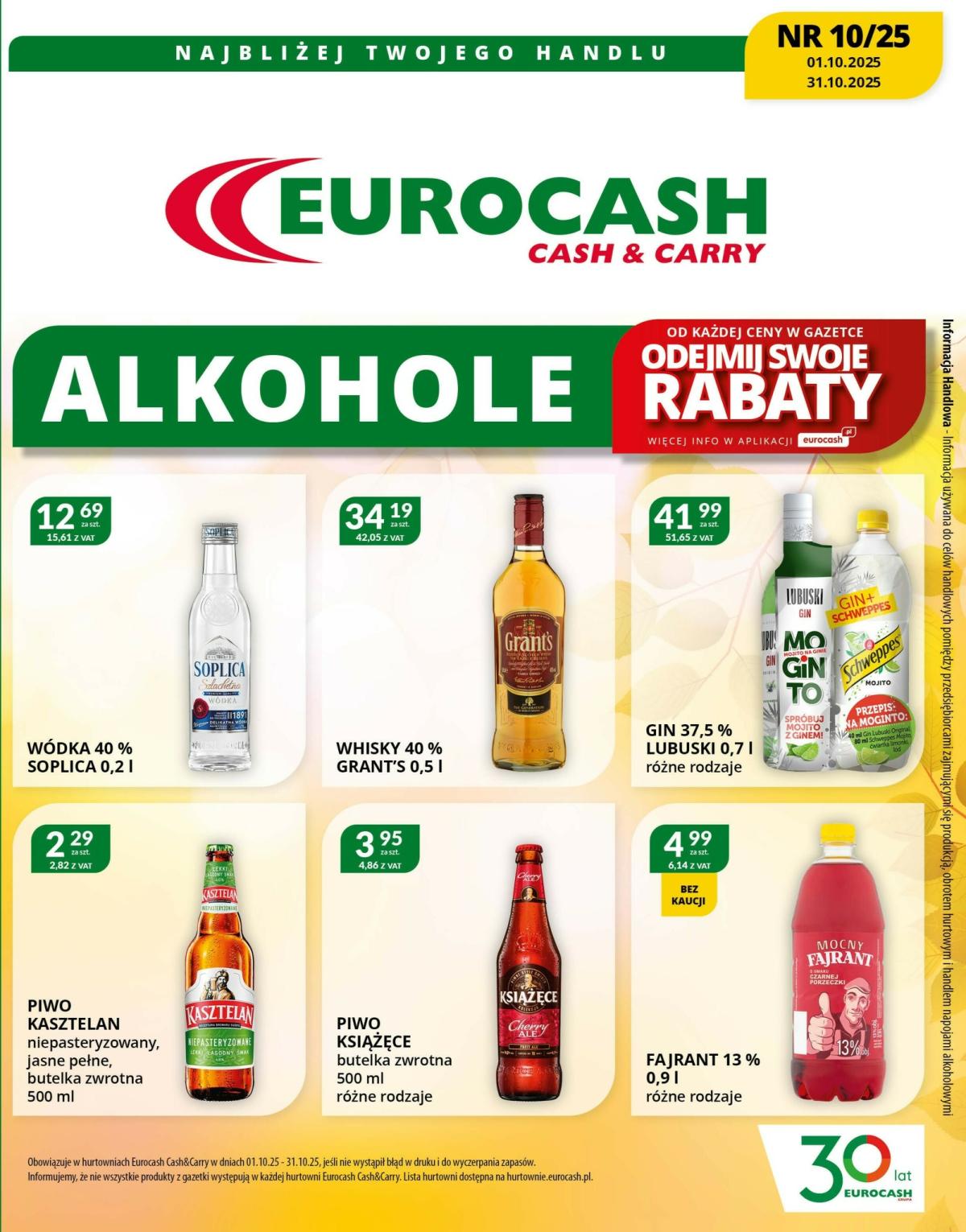 Gazetka Eurocash - Katalog Alkoholowy - ważna od 01.10. do 31.10.