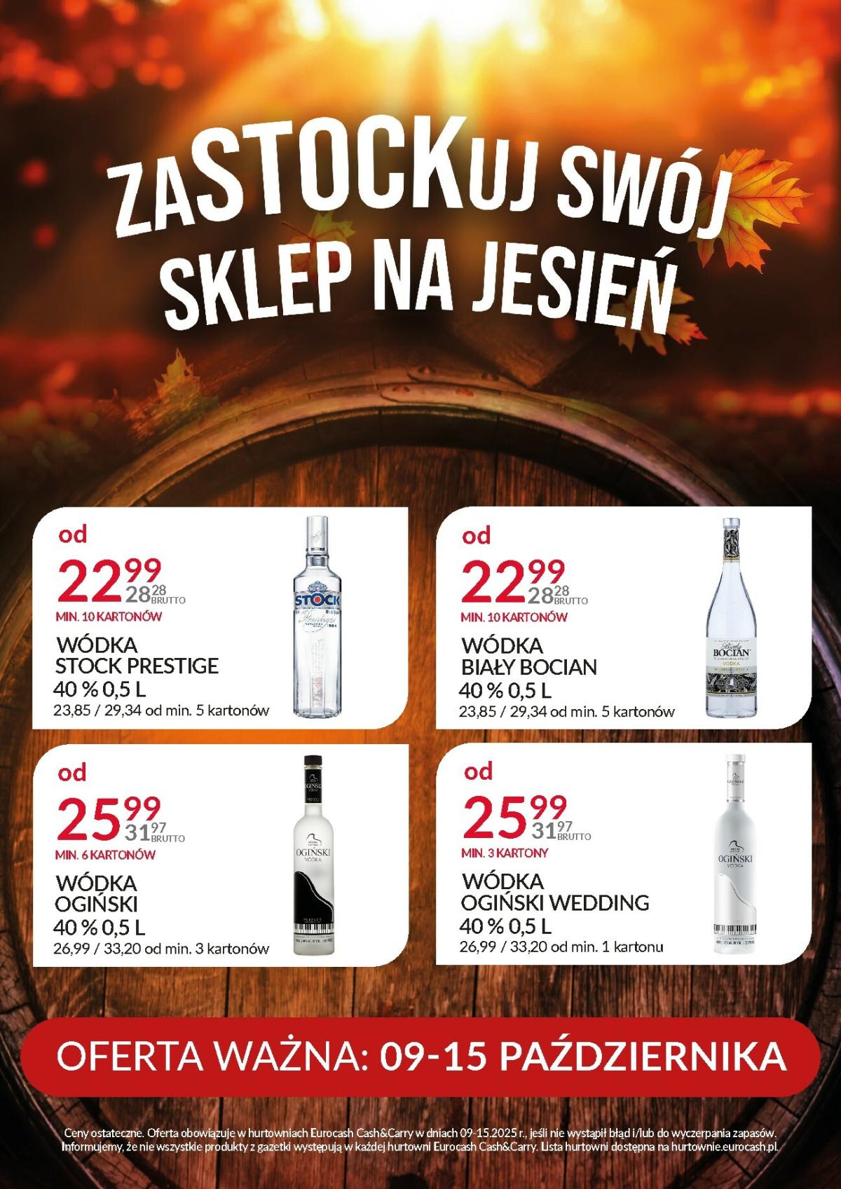 Gazetka Eurocash - Ulotka alkoholowa Stock - ważna od 09.10. do 15.10.