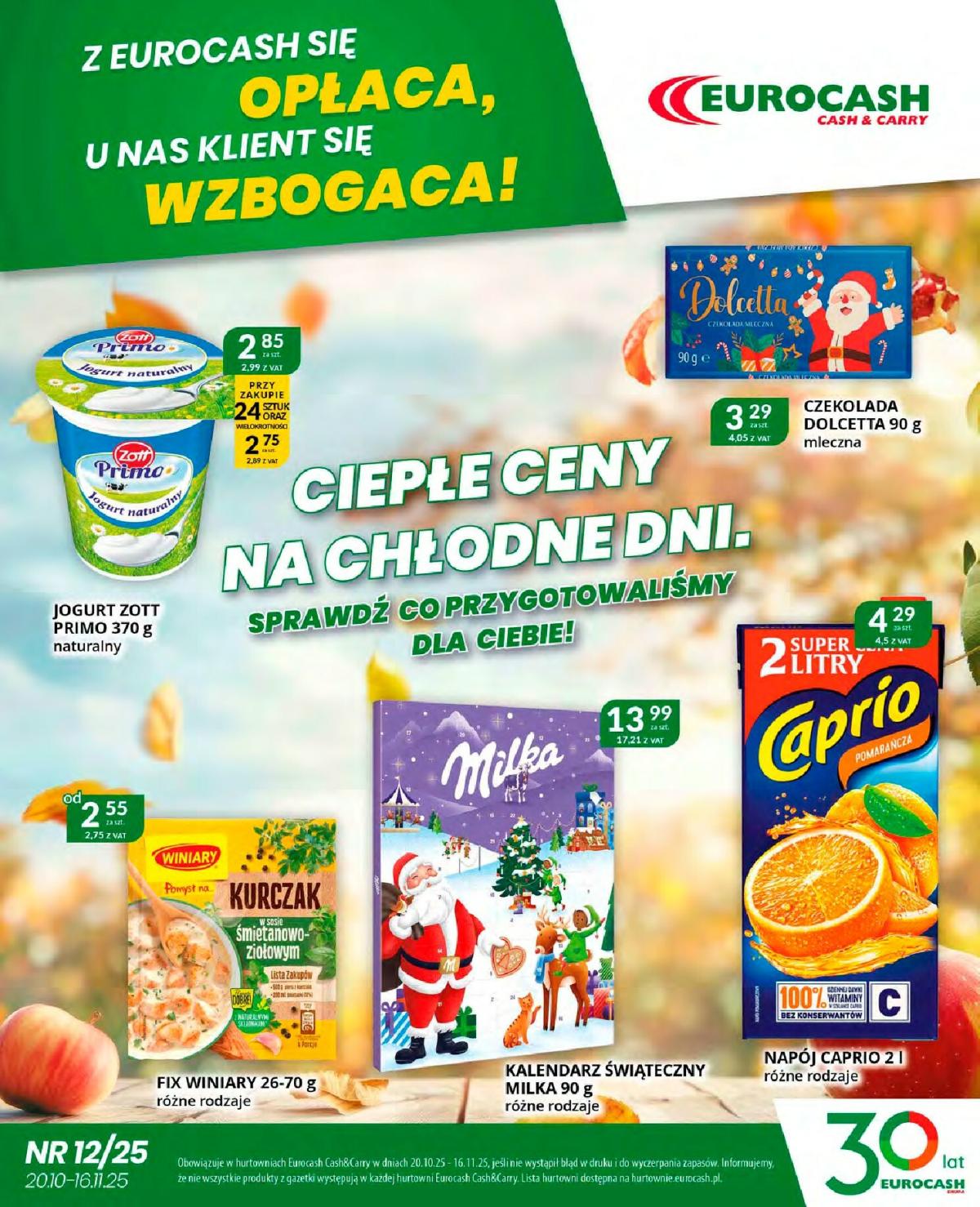 Gazetka Eurocash - Cash & Carry - ważna od 20.10. do 16.11.