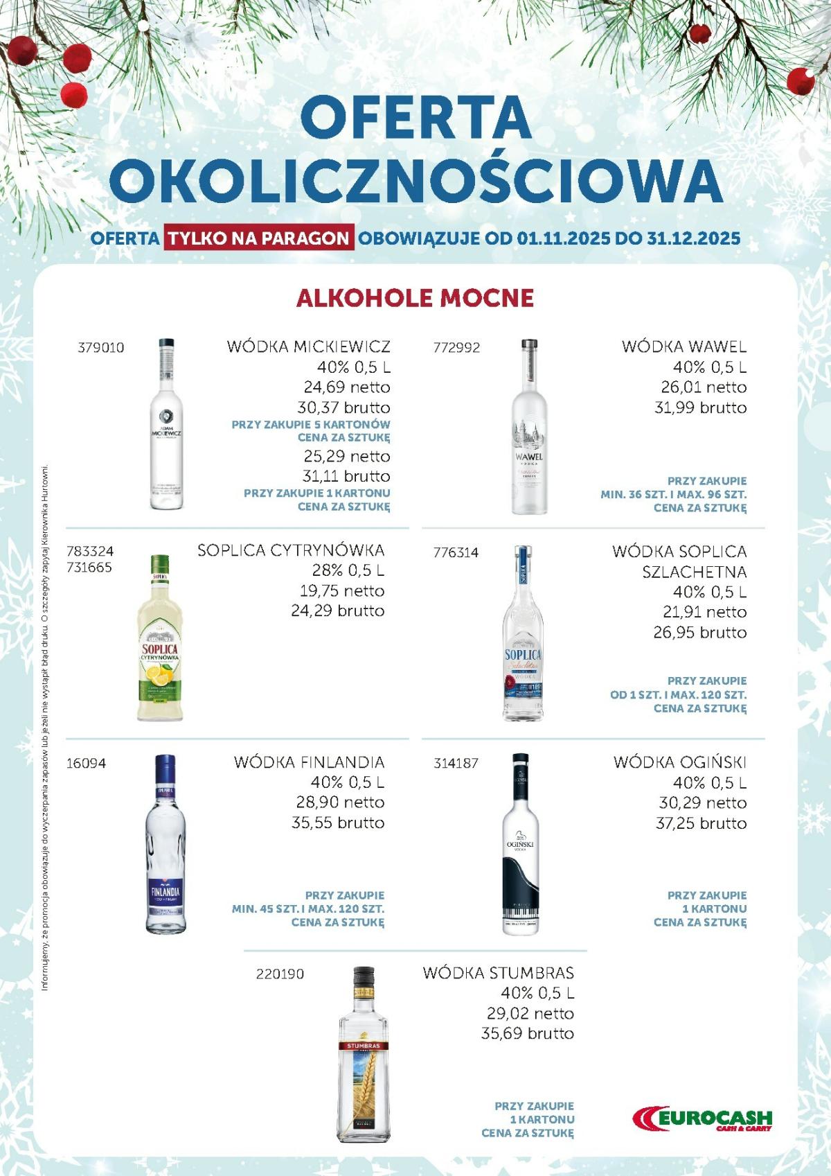 Gazetka Eurocash - Oferta Okolicznościowa - ważna od 01.11. do 31.12.