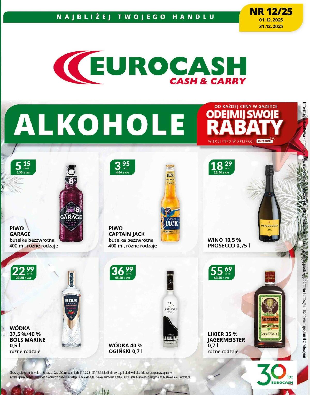 Gazetka Eurocash - Katalog Alkoholowy - ważna od 01.12. do 31.12.