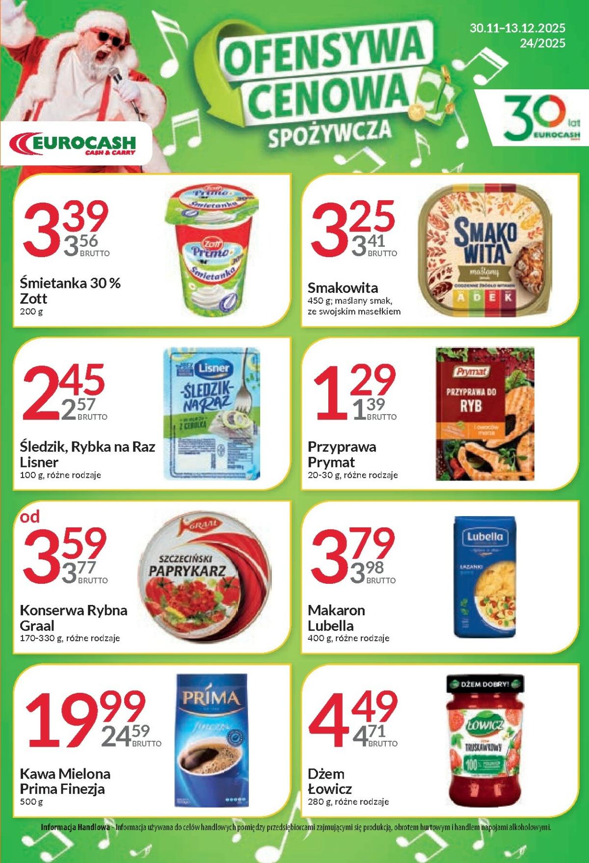 Gazetka Eurocash - Ofensywa Spożywcza - ważna od 30.11. do 13.12.
