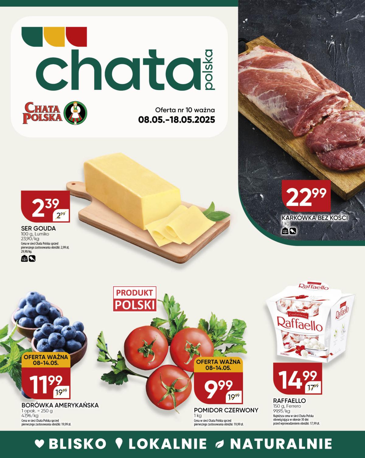 Chata Polska gazetka ważna od 08.05. - 18.05.